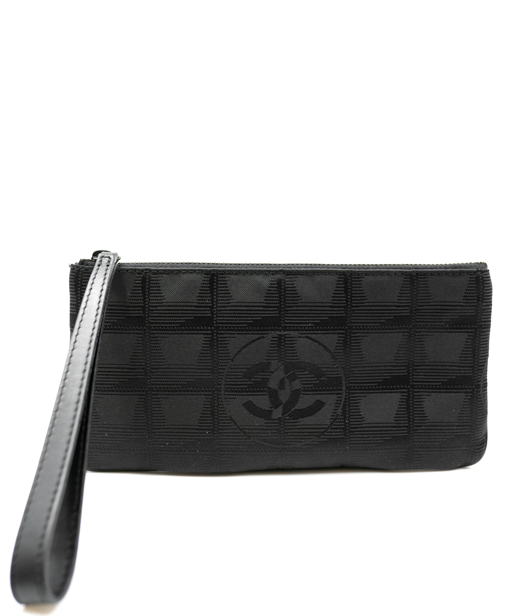 Chanel Chanel Black Nylon Sport Line Wristlet - AWC1402