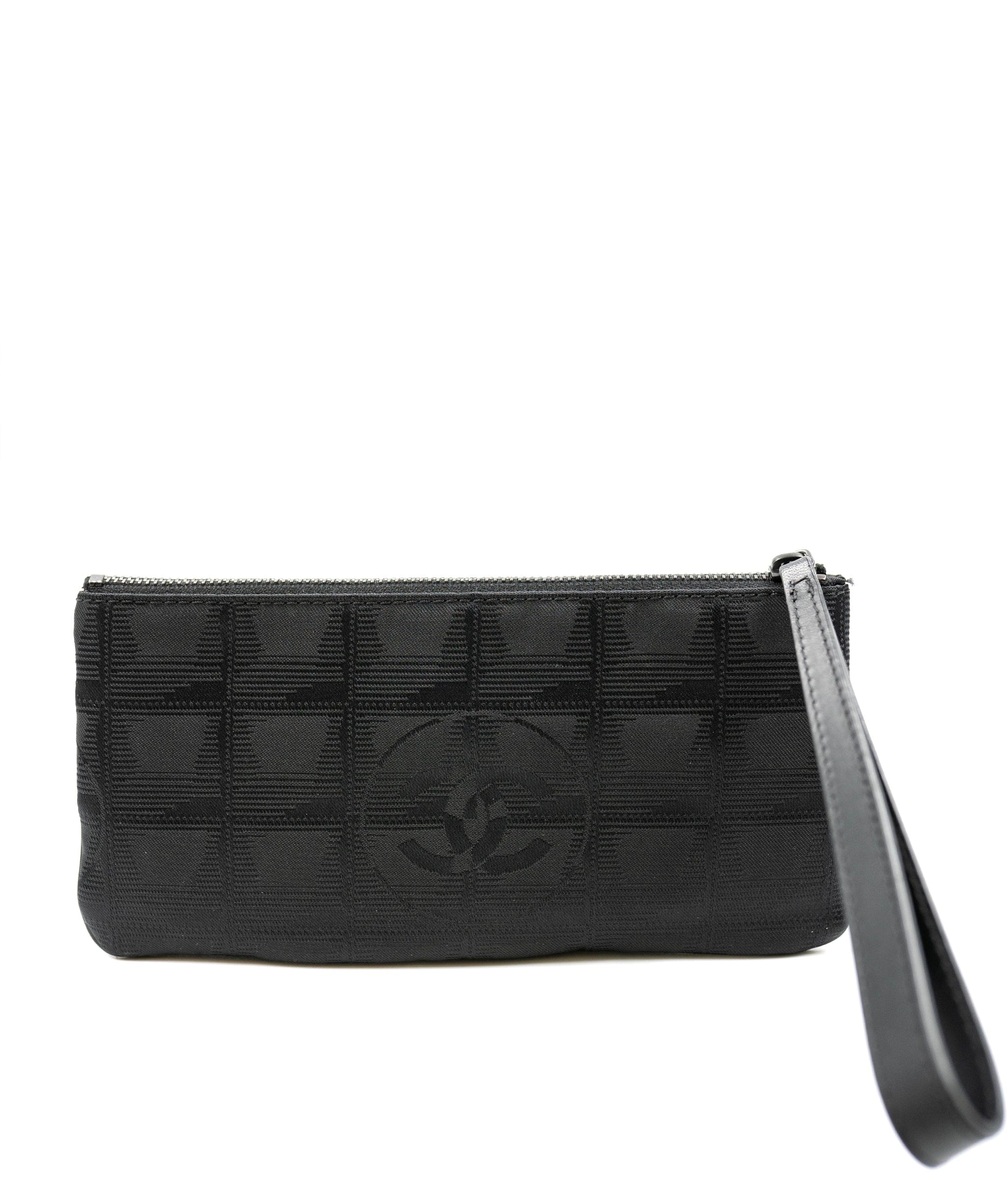 Chanel Chanel Black Nylon Sport Line Wristlet - AWC1402