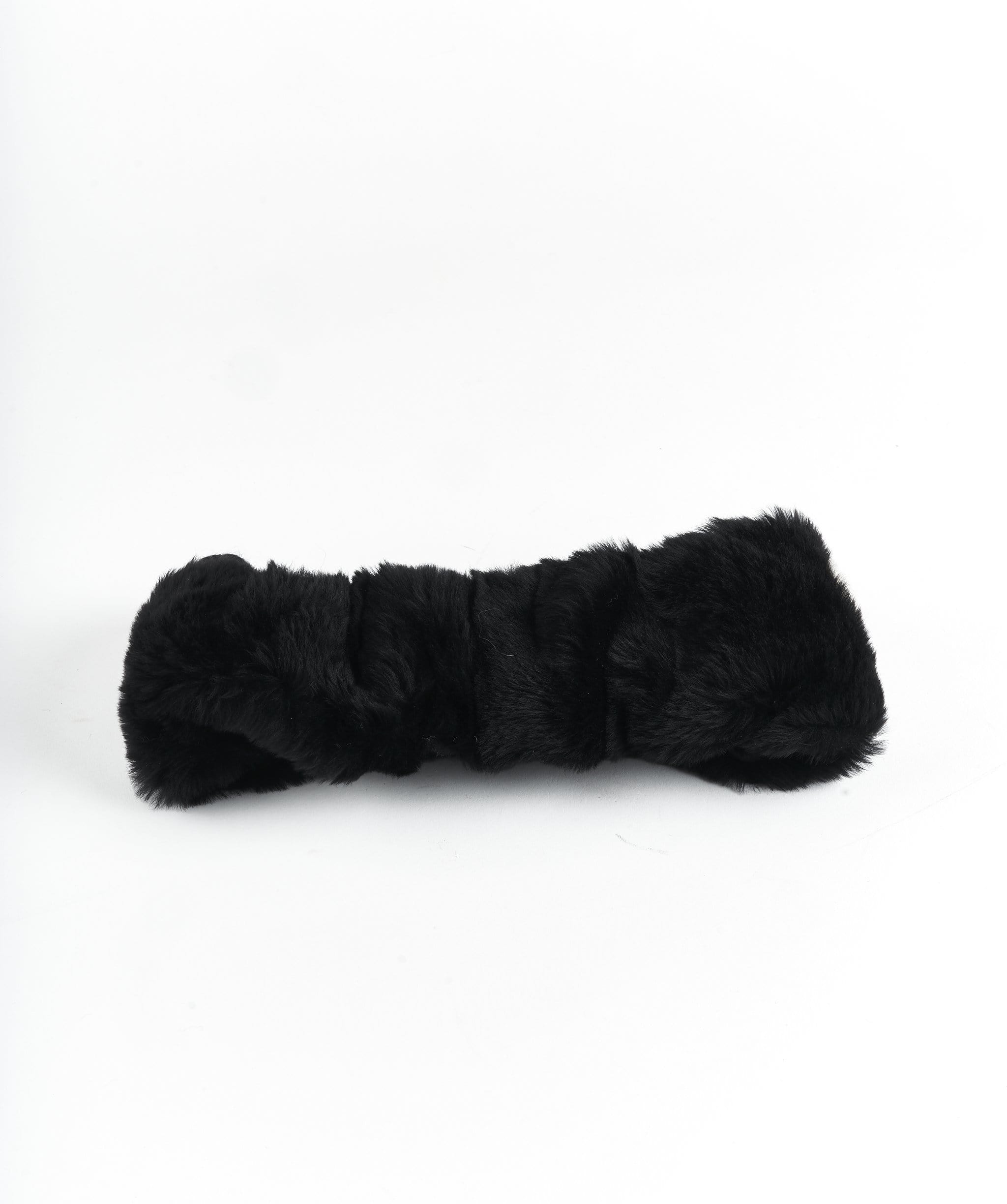 Chanel Chanel Black Shearling Headband