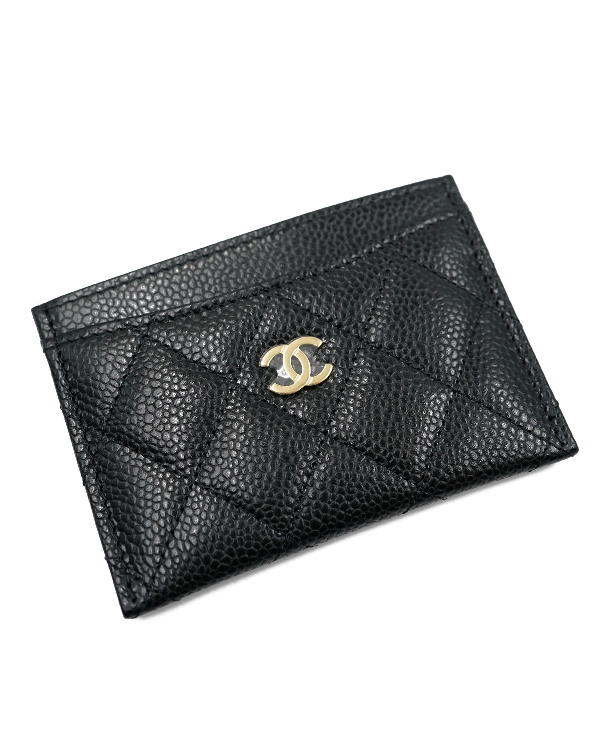 Chanel Chanel black wallet cardholder ALL0206