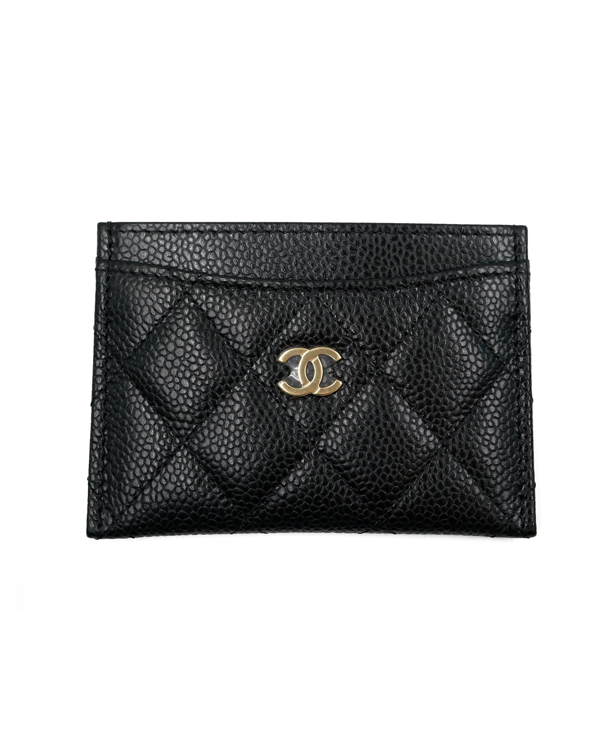 Chanel Chanel black wallet cardholder ALL0206