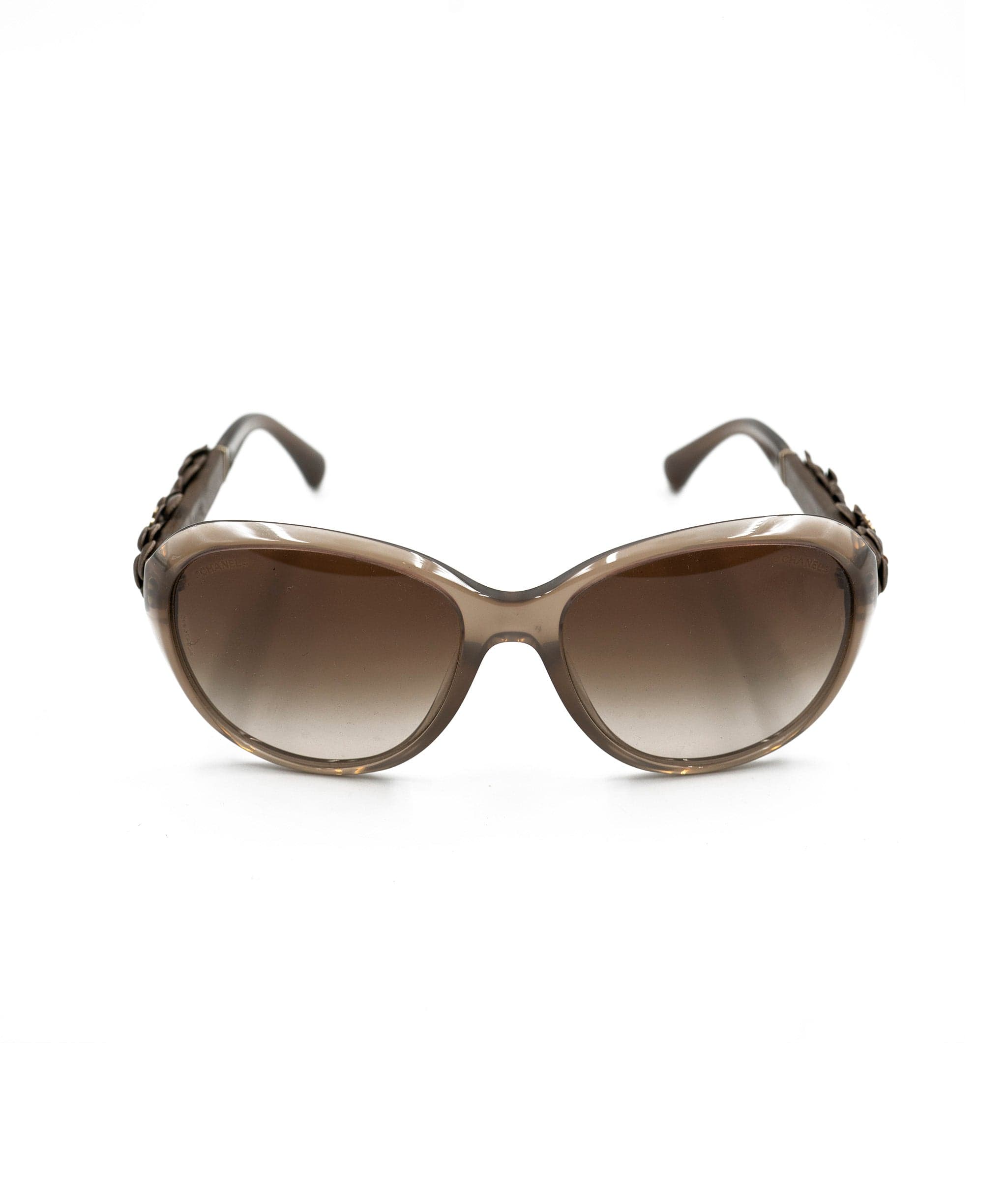 Chanel Chanel Brown Camellia Sunglasses - ADL1656