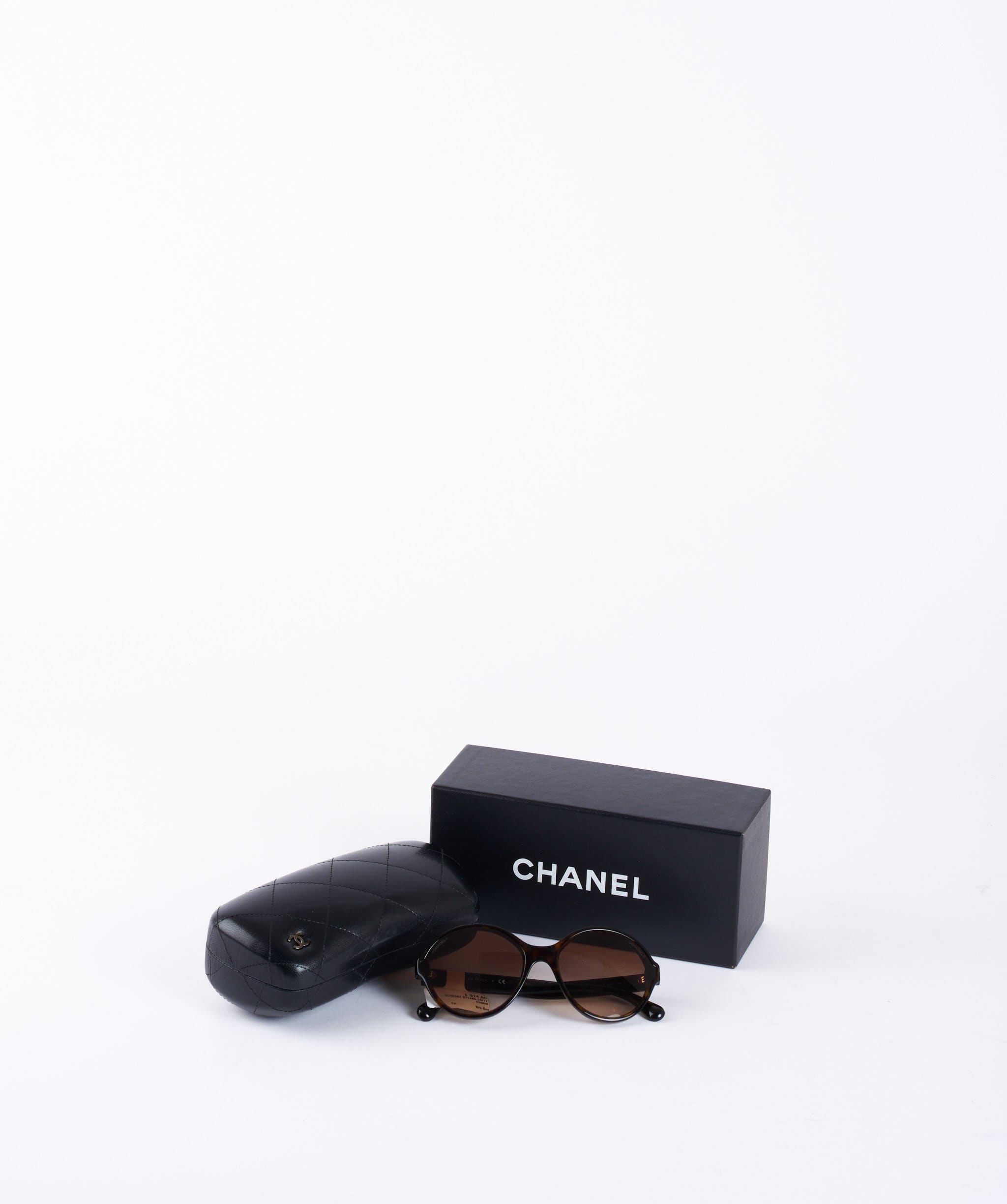 Chanel Chanel Brown Round Sunglasses