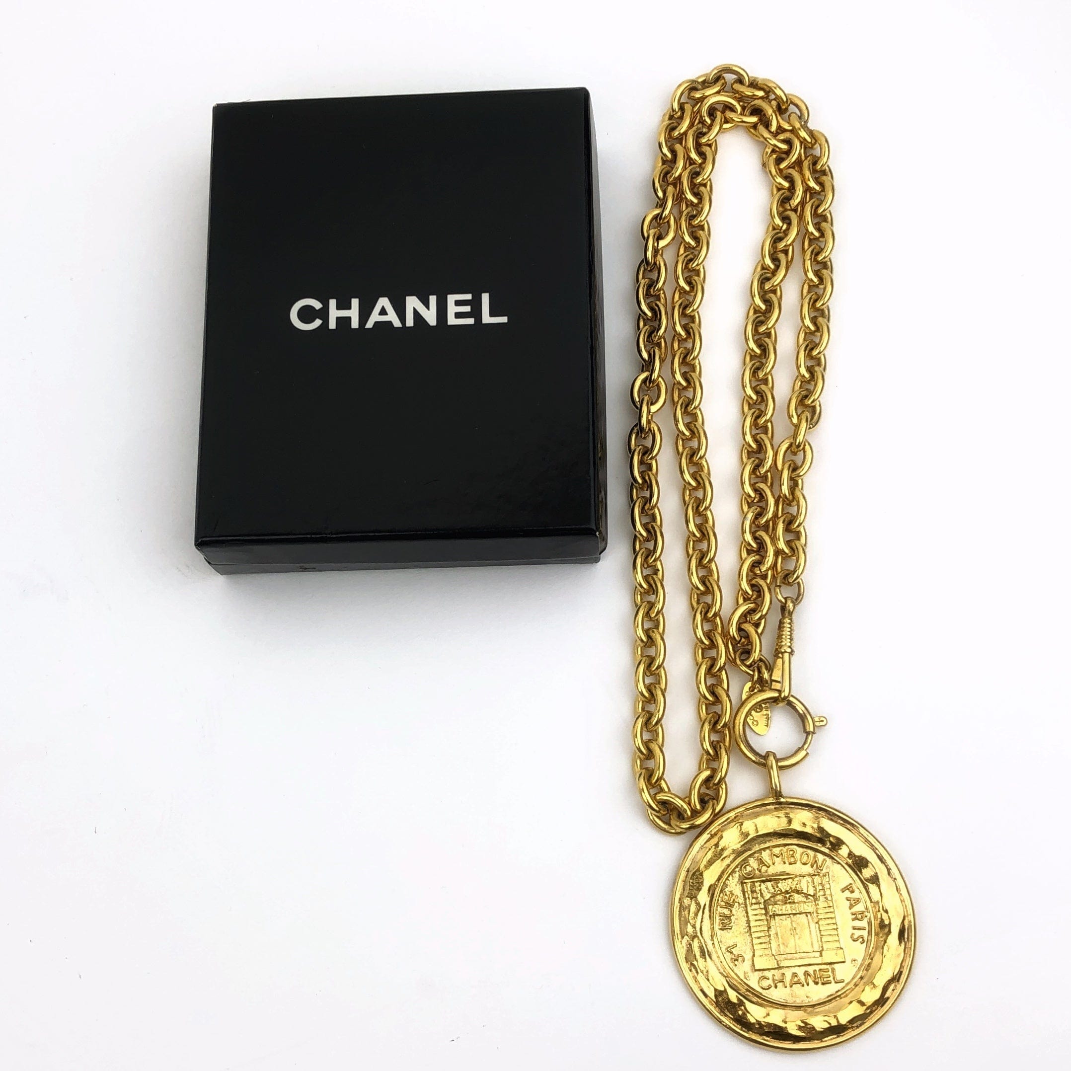 Chanel Chanel Cambon Gold Long Necklace PXL1693