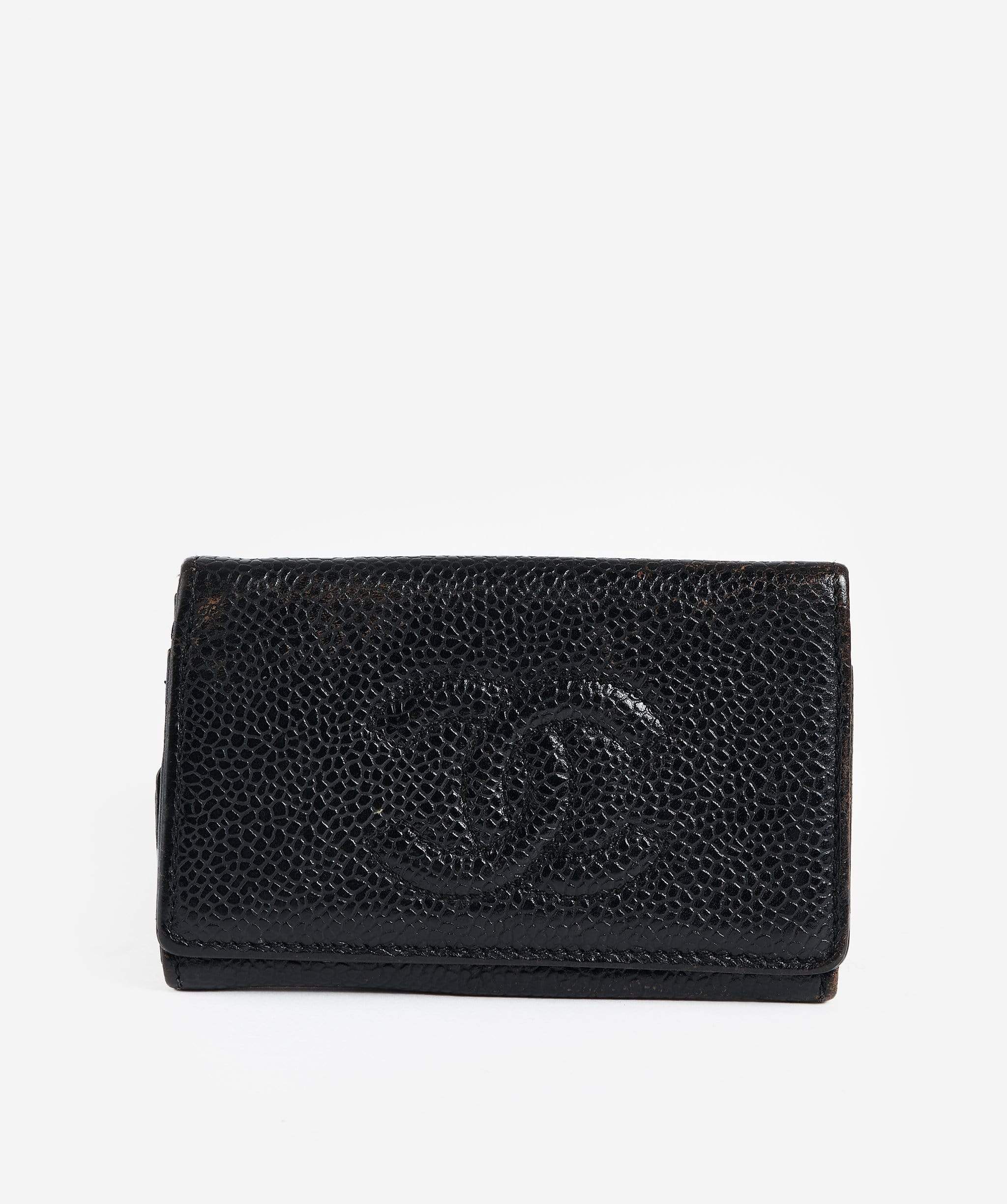 Chanel Chanel Caviar Skin CC Key holder