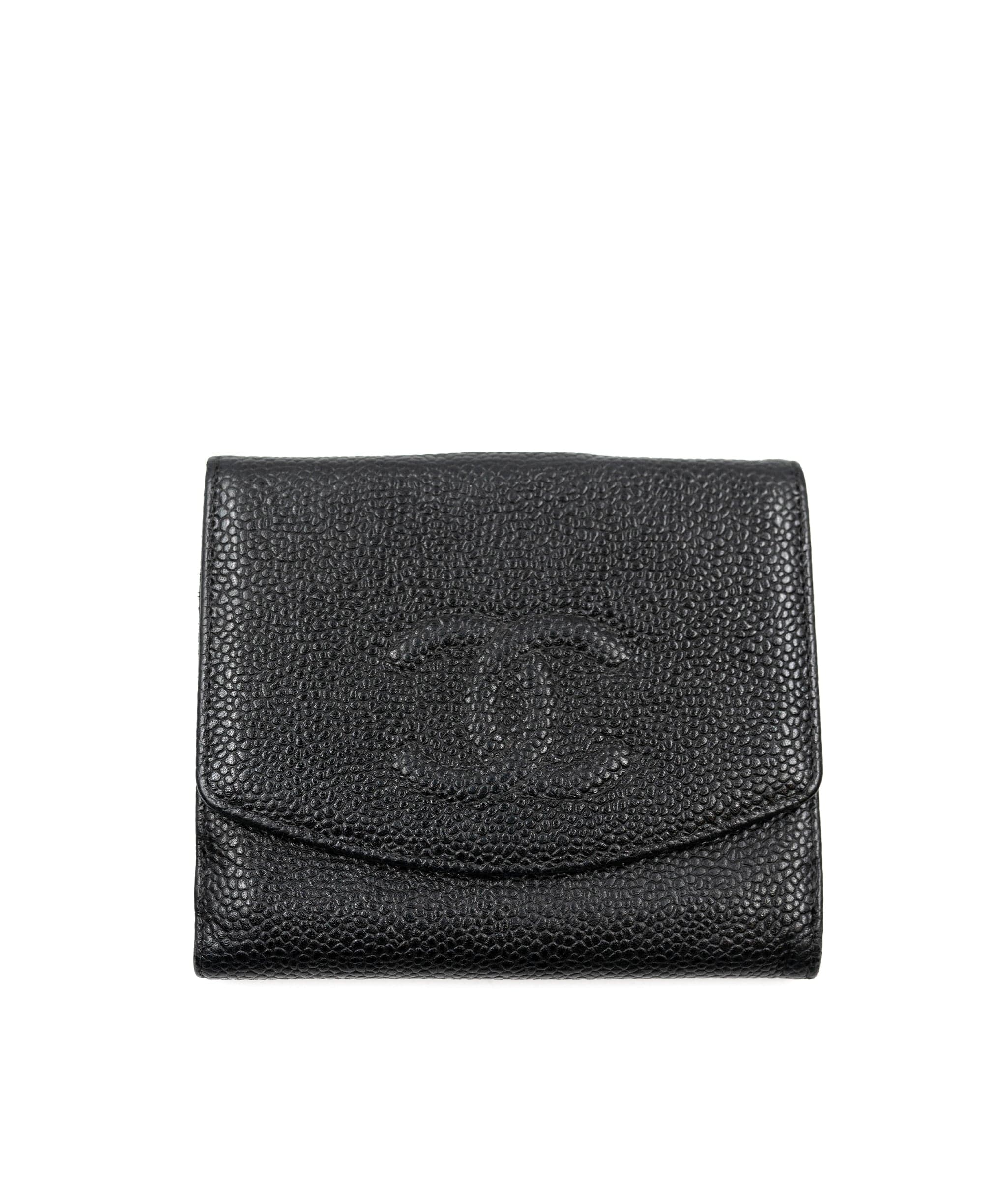 Chanel Chanel Caviar Skin Wallet with small embossed CC - AWL3564