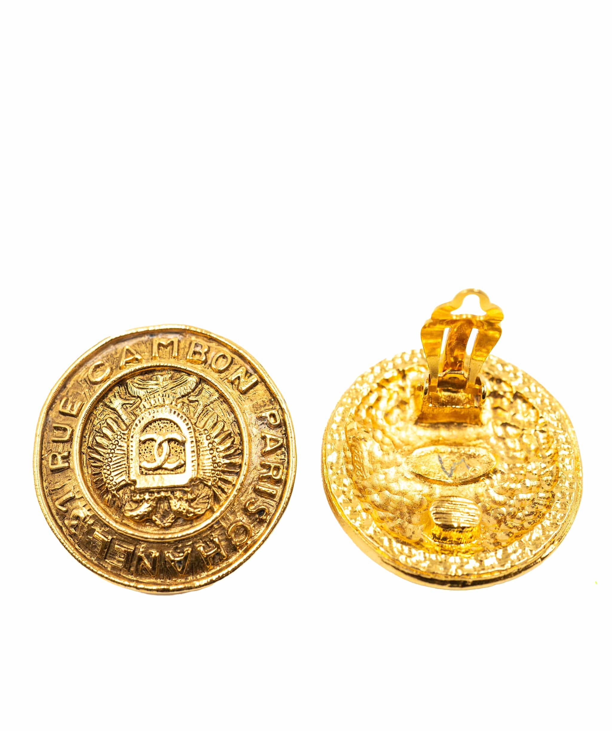 Chanel Chanel CC ancient clip-on earrings ASL3980