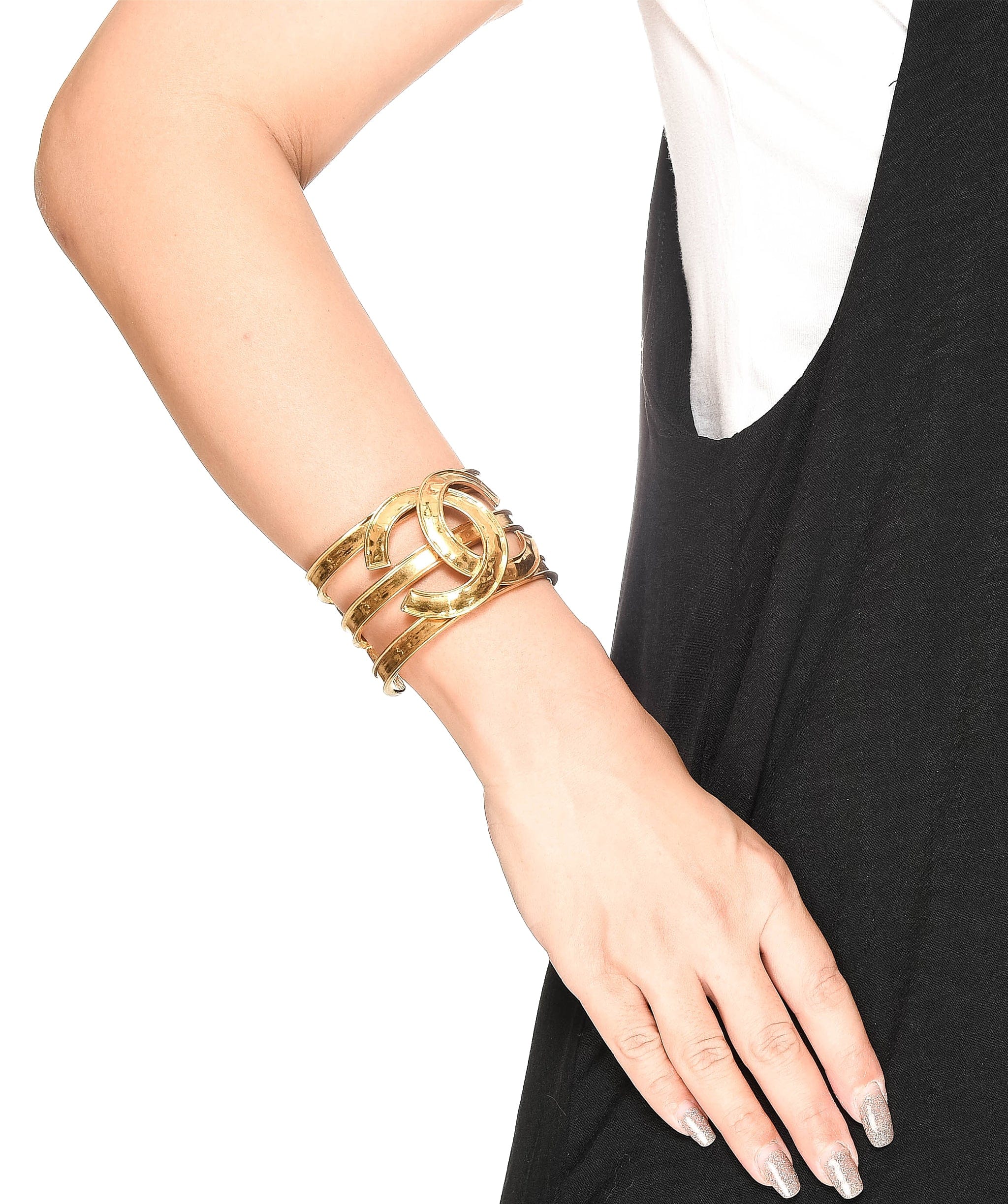 Chanel Chanel CC and 3 layer bangle - AWL3290