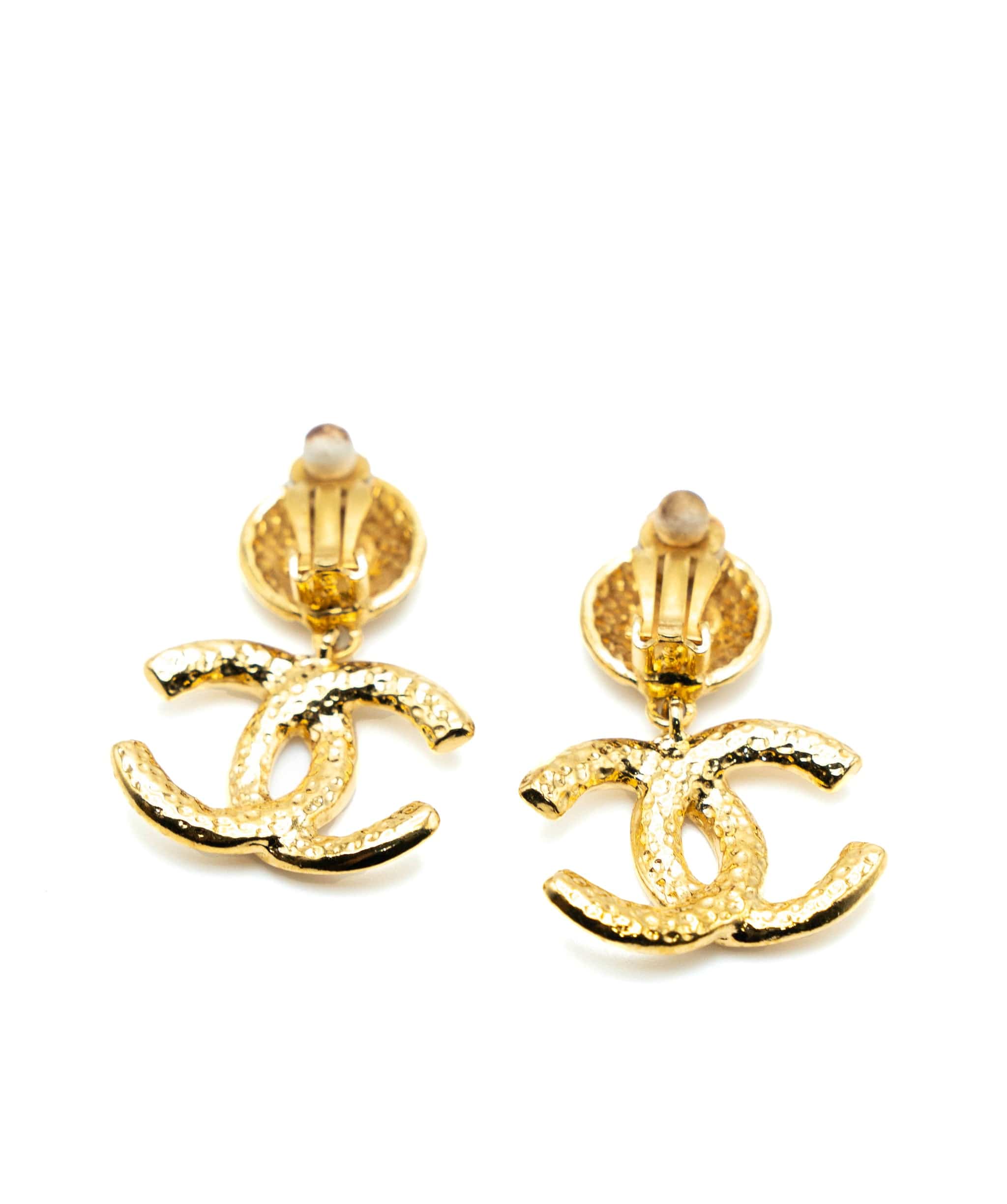 Chanel Chanel CC Drop Earrings 95A  65618