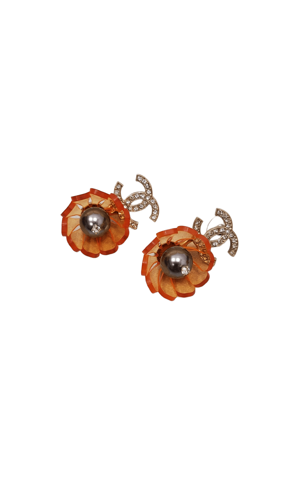 Chanel Chanel CC Flower Resin Earring SYL1099