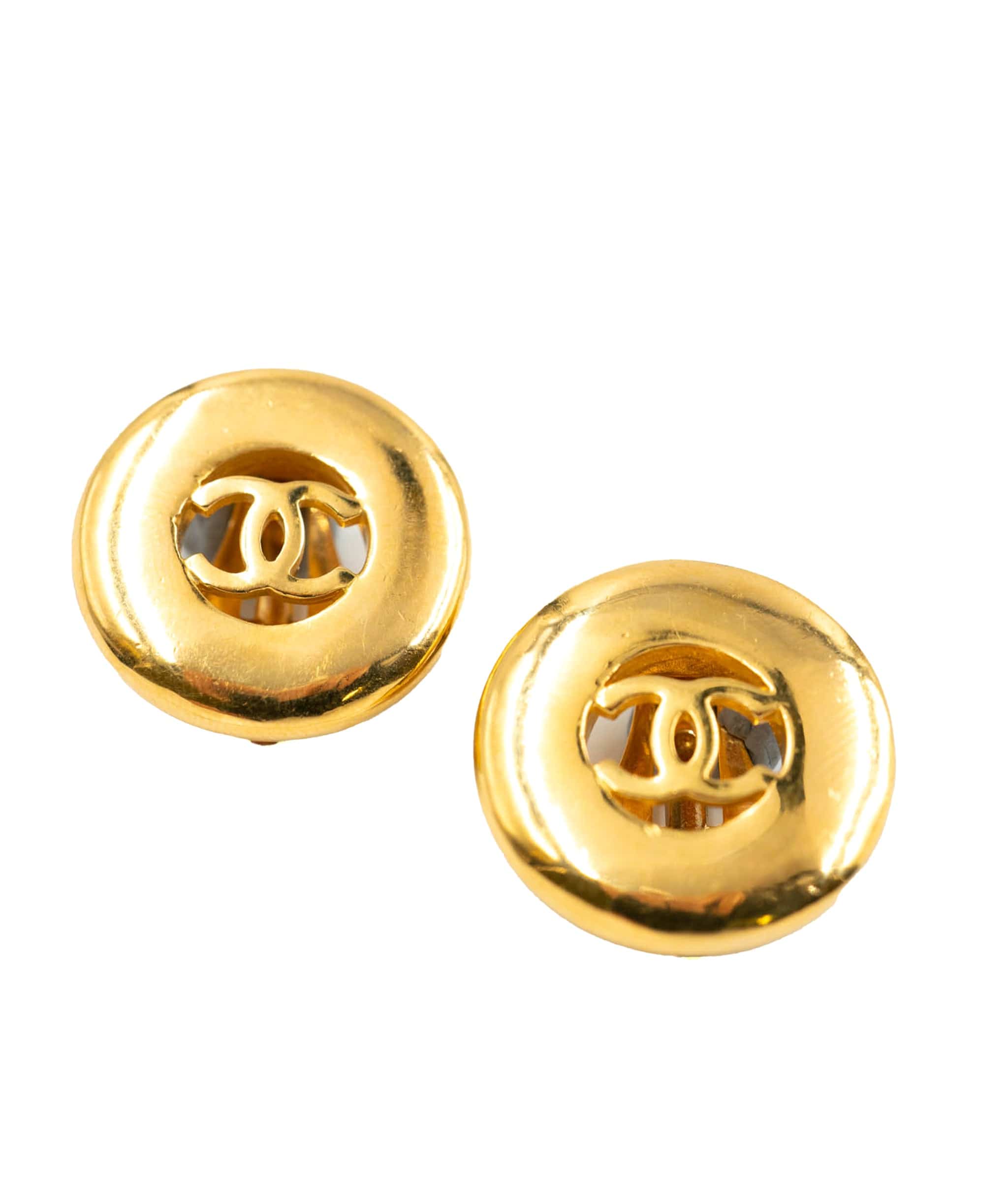 Chanel Chanel CC gold clip on earrings - AWL3862