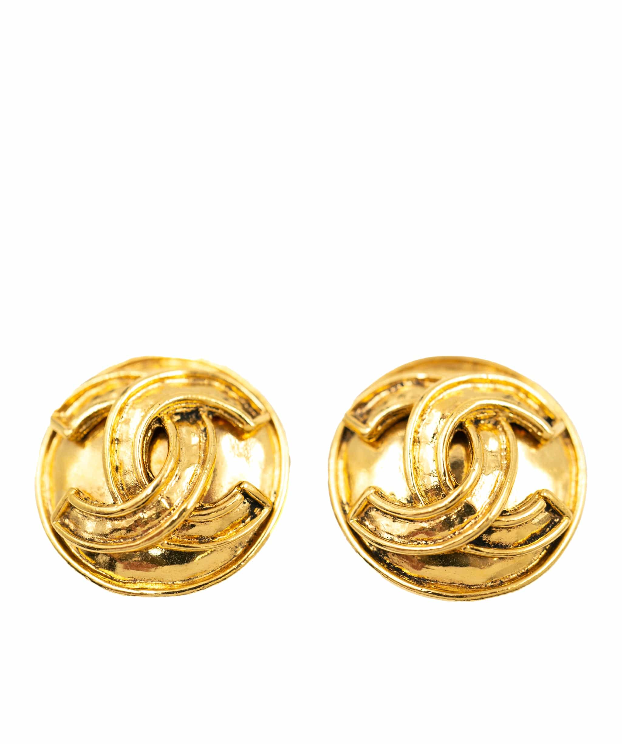 Chanel Chanel CC GOLD earrings clip on ASL4302