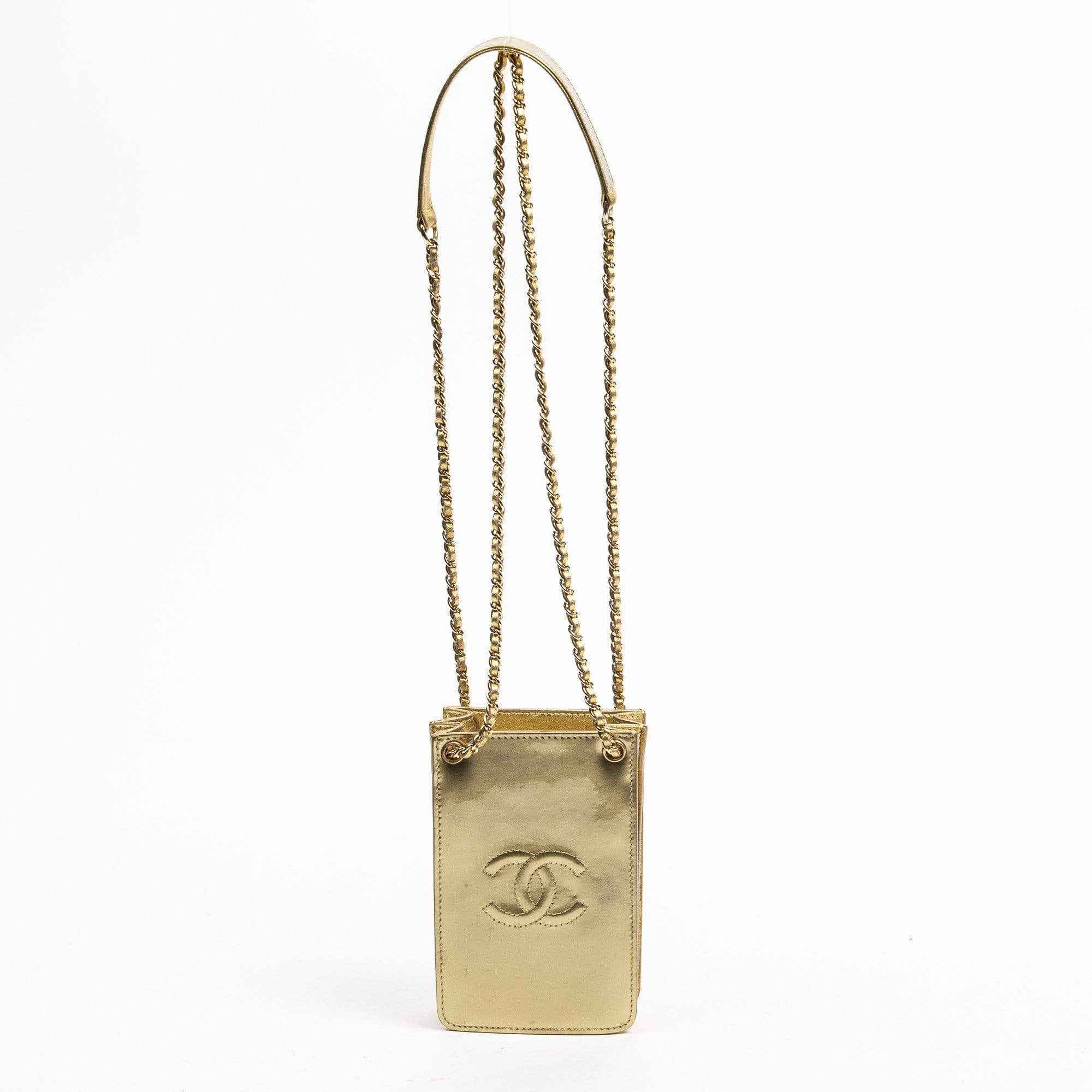 Chanel Chanel CC Gold Phone Case and Bag - AWL1447