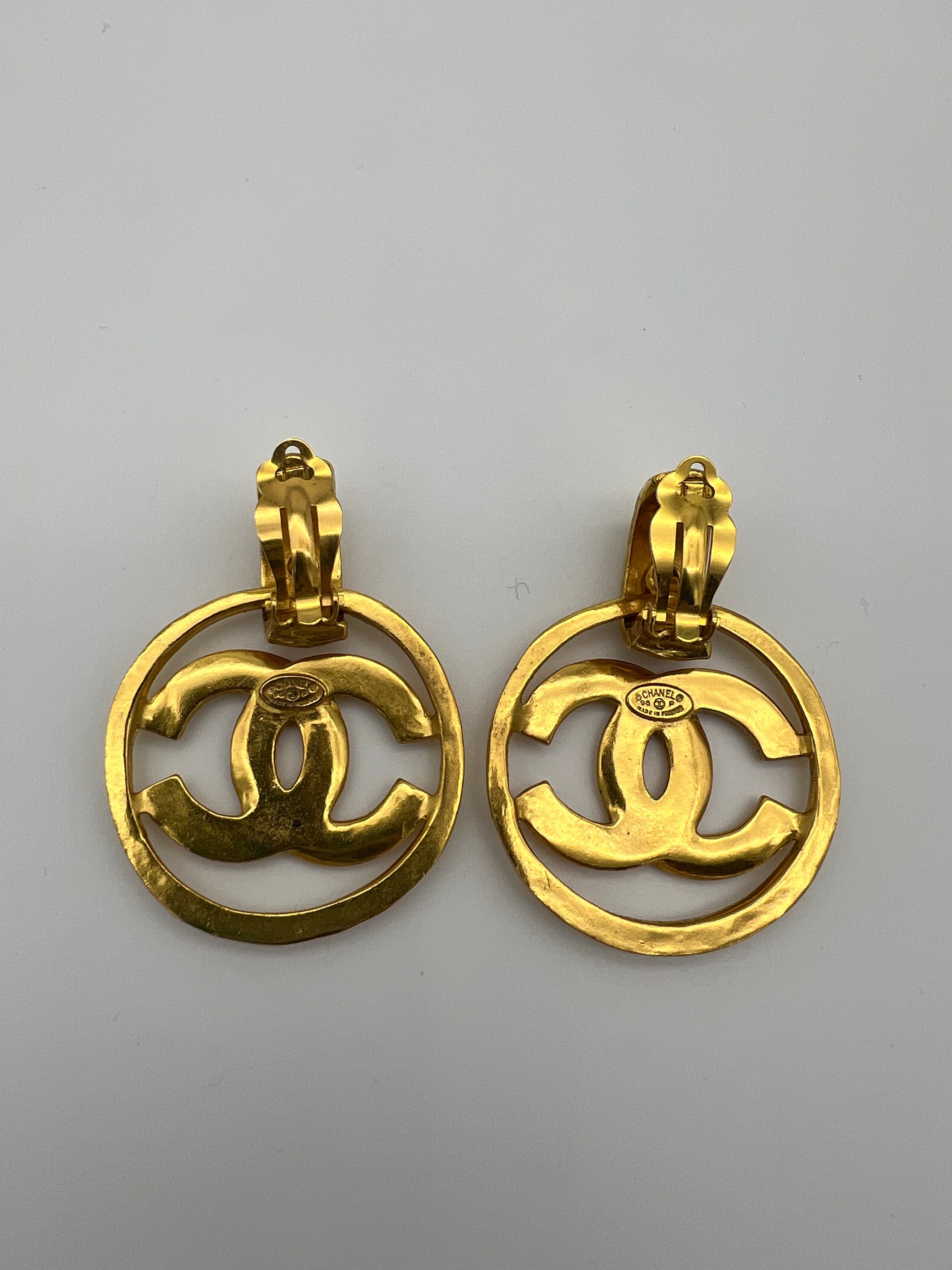 Chanel Chanel CC Liz Taylor Earrings ASL4047