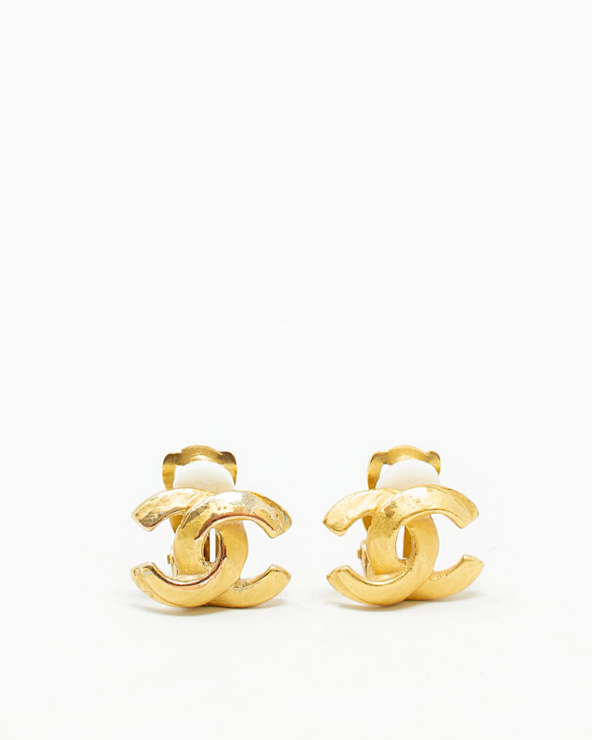 Chanel Chanel CC Logo Clip Earrings ASL3369