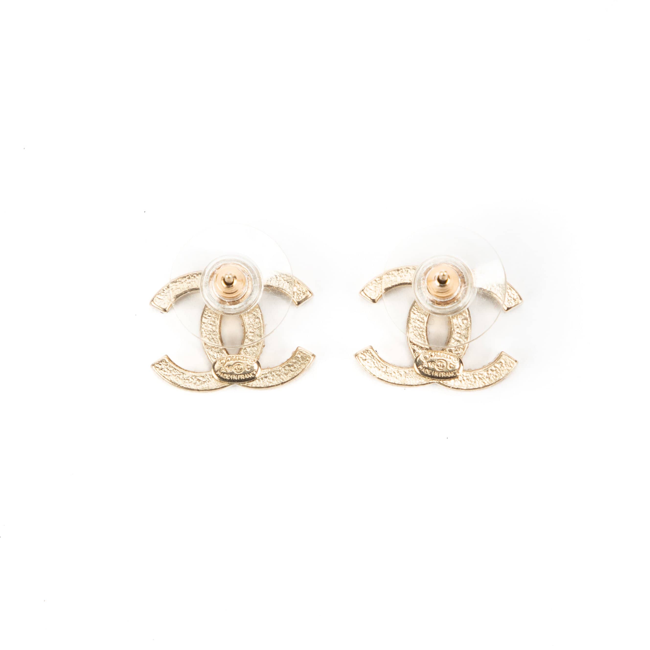 Chanel Chanel CC logo Crystal Earrings - AWL1973