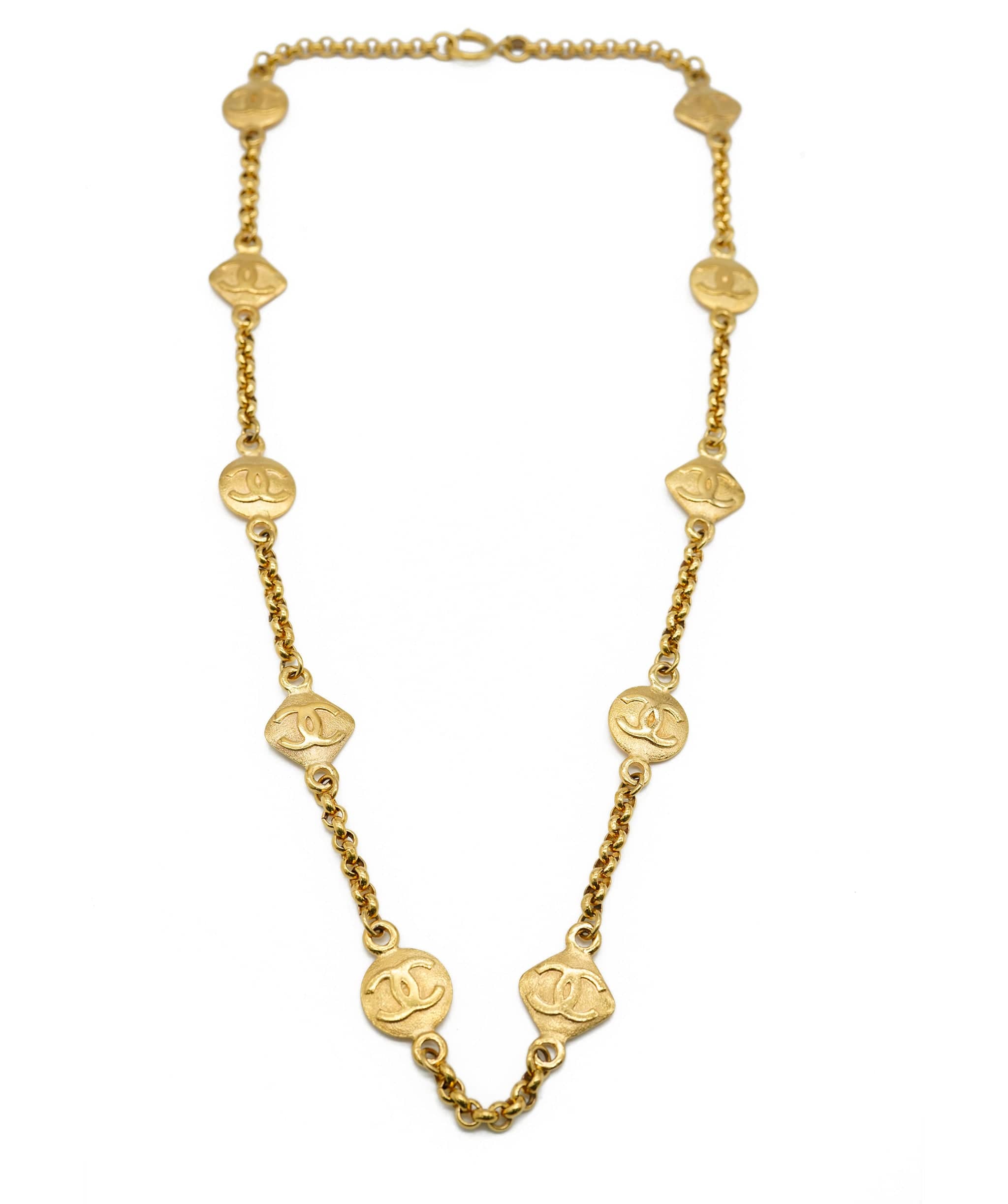 Chanel Chanel CC lozenge Necklace AWL4271