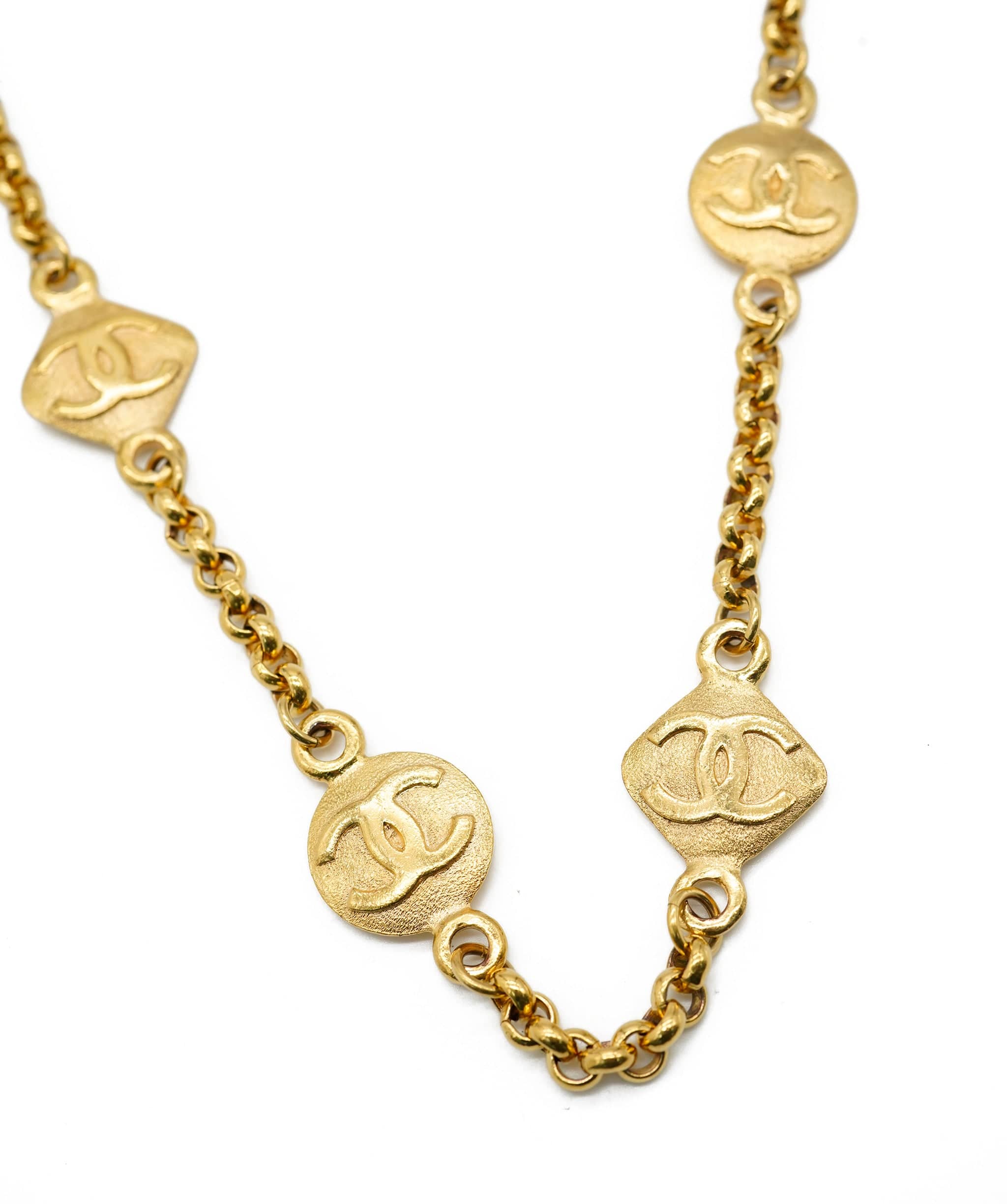 Chanel Chanel CC lozenge Necklace AWL4271