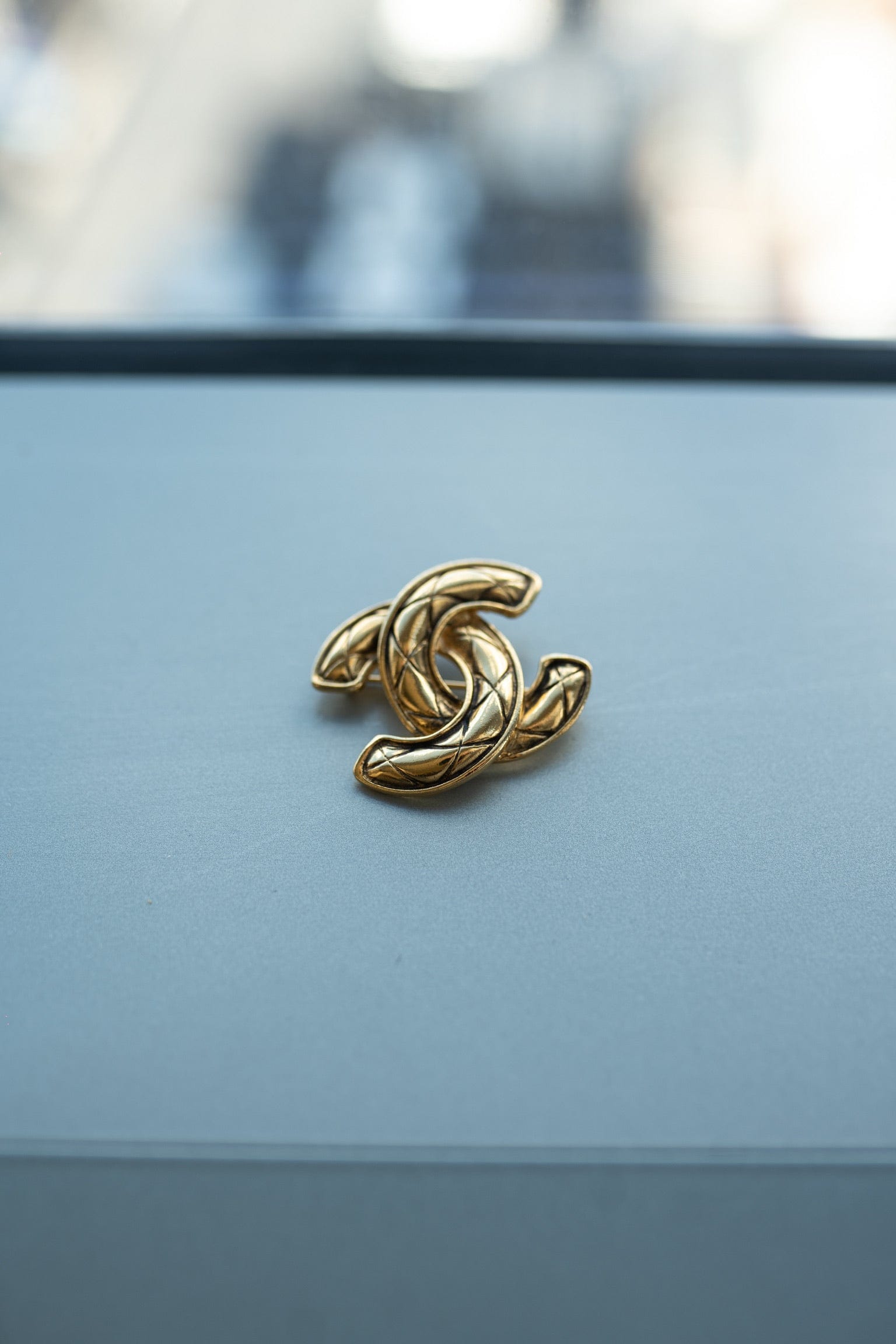 Chanel Chanel CC Quilted Brooch PXL1310