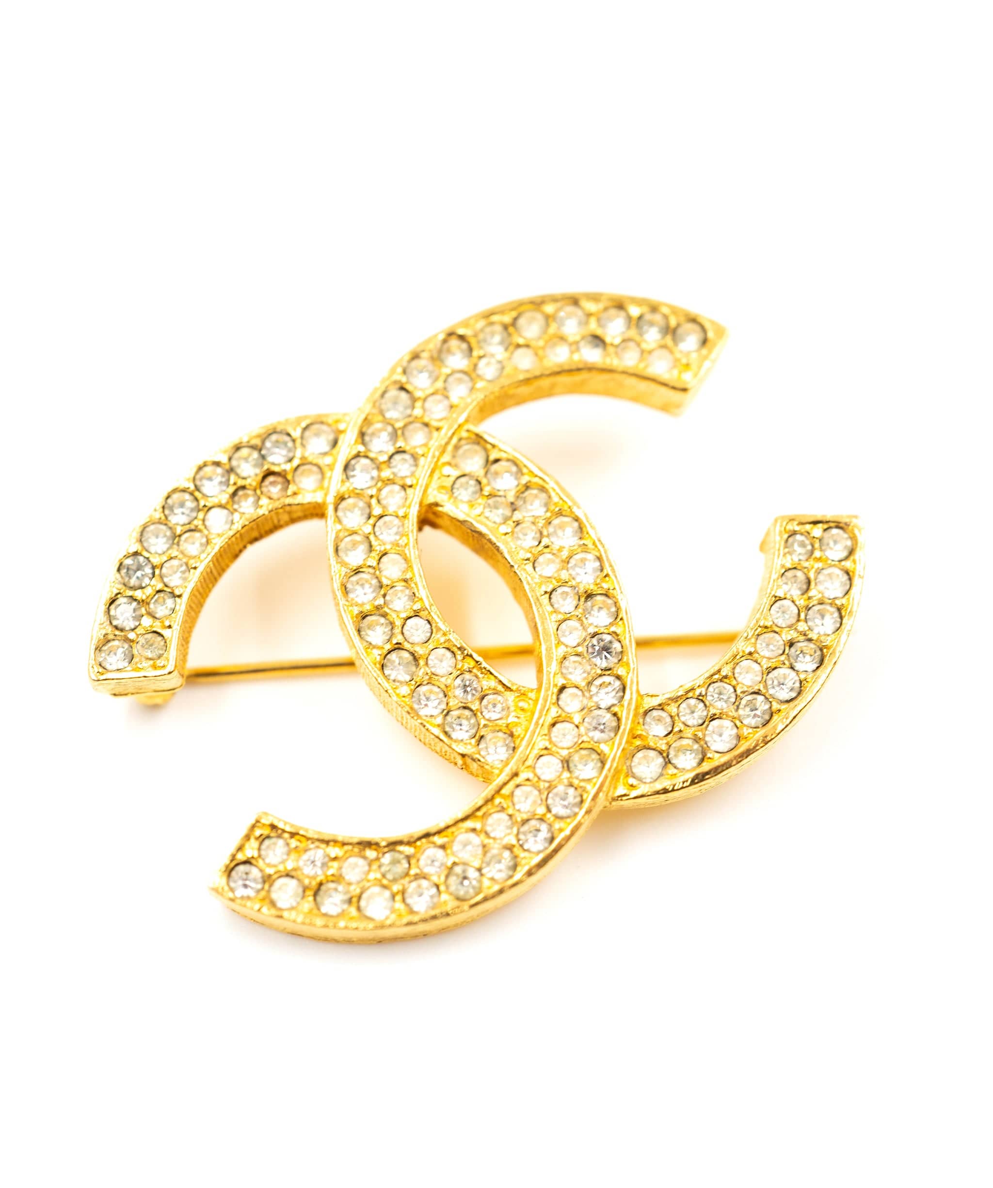 Chanel Chanel CC Rhinestone Brooch ASL3364