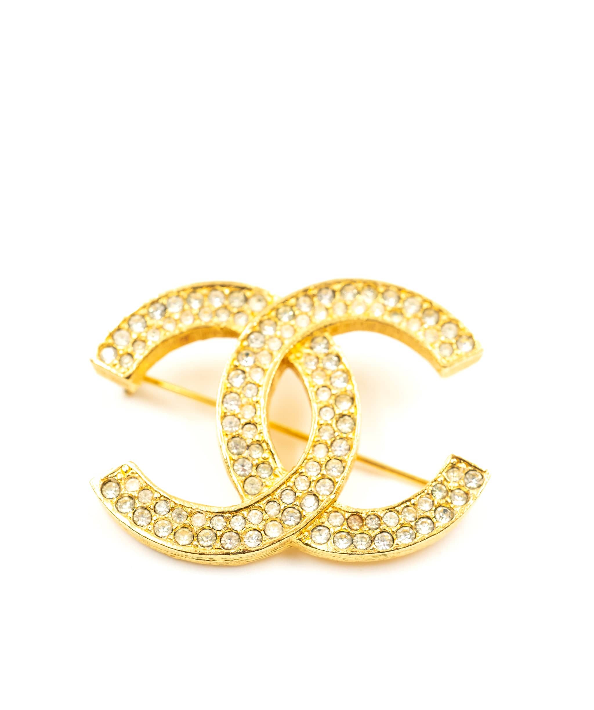 Chanel Chanel CC Rhinestone Brooch ASL3364