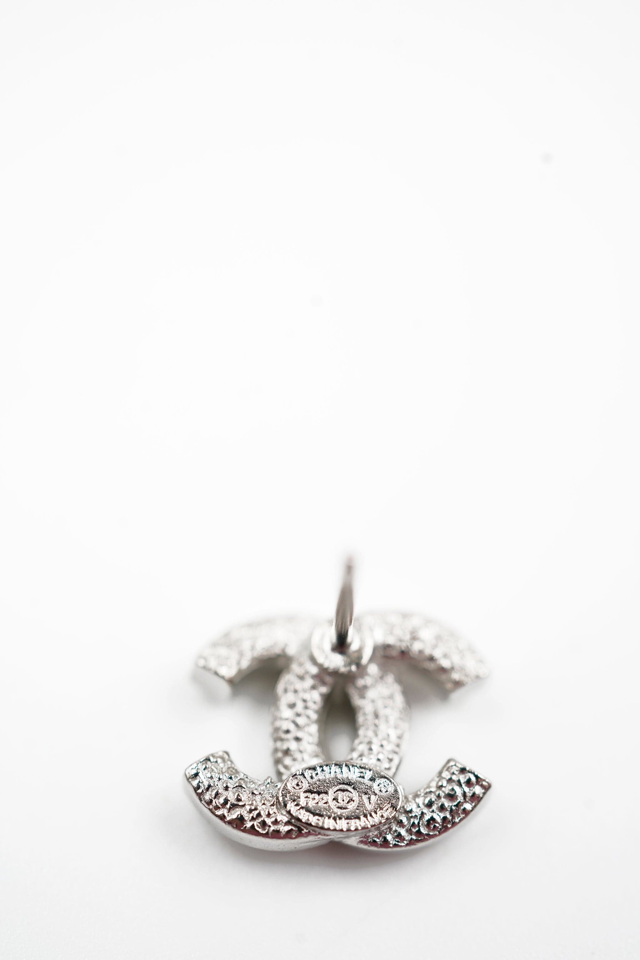 Chanel Chanel CC Silver Crystal Earrings ASL5284