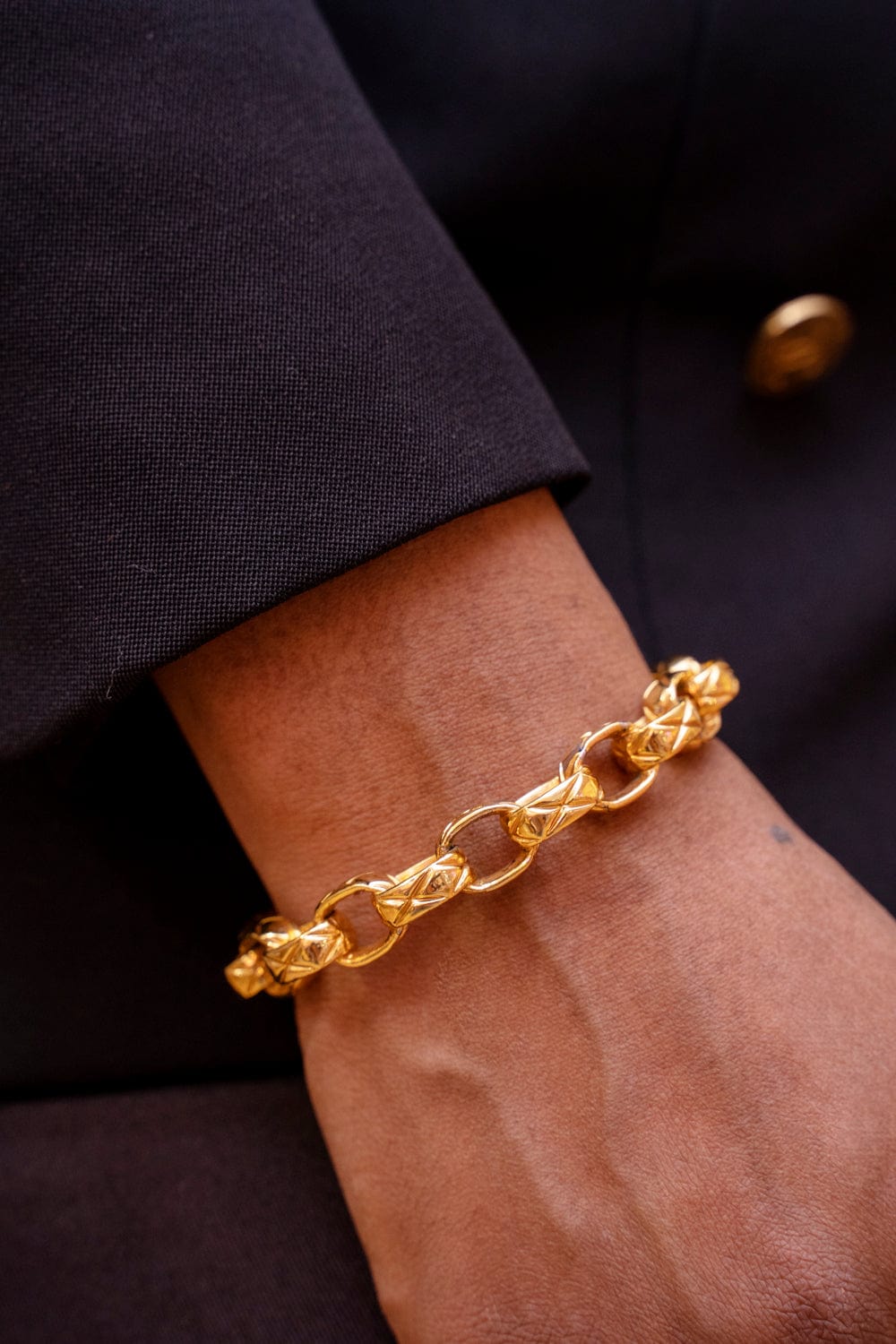 Chanel Chanel Chain Cuff Bracelet ASL2449