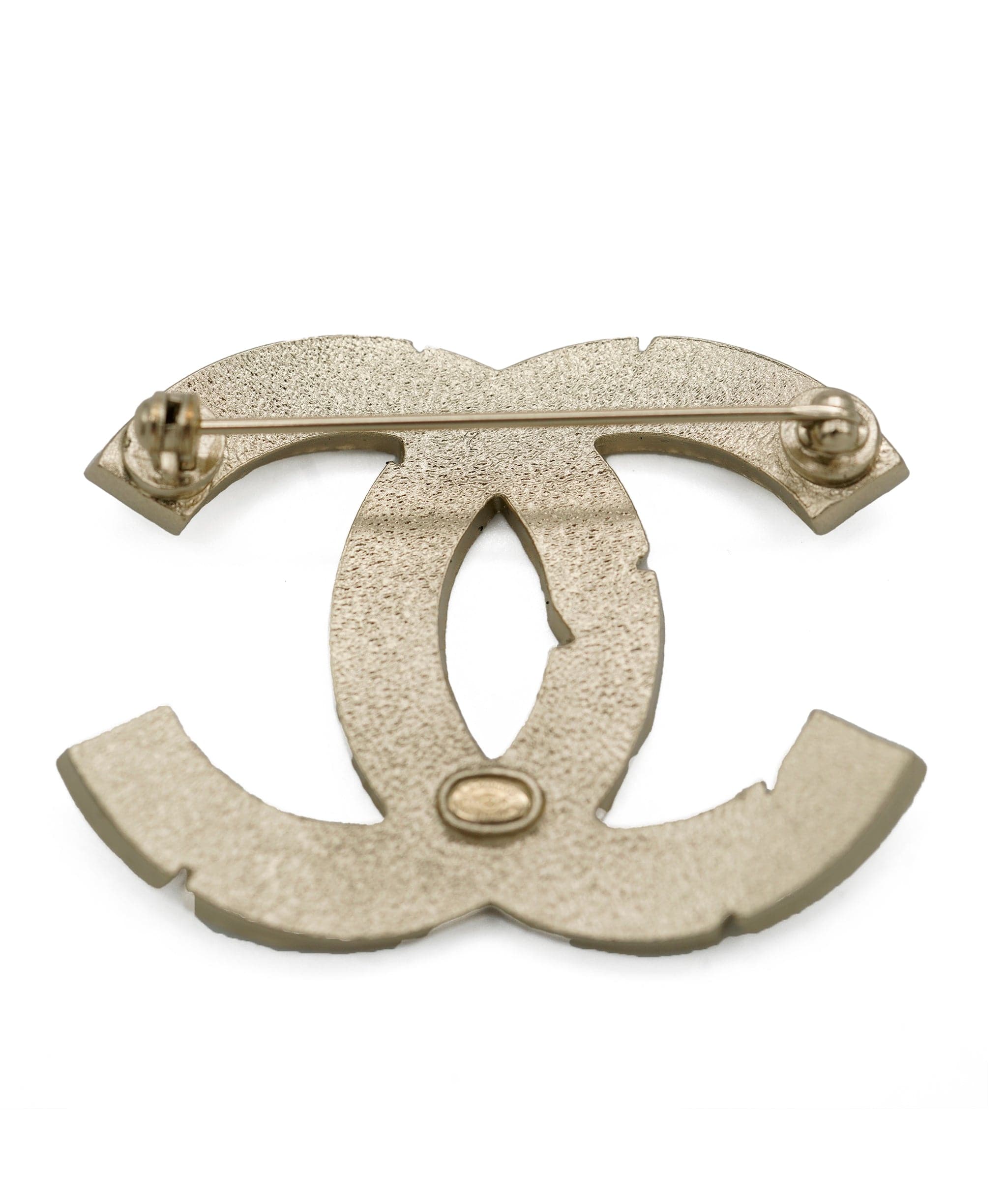 Chanel Chanel Champagne Gold Brooch ASL5665