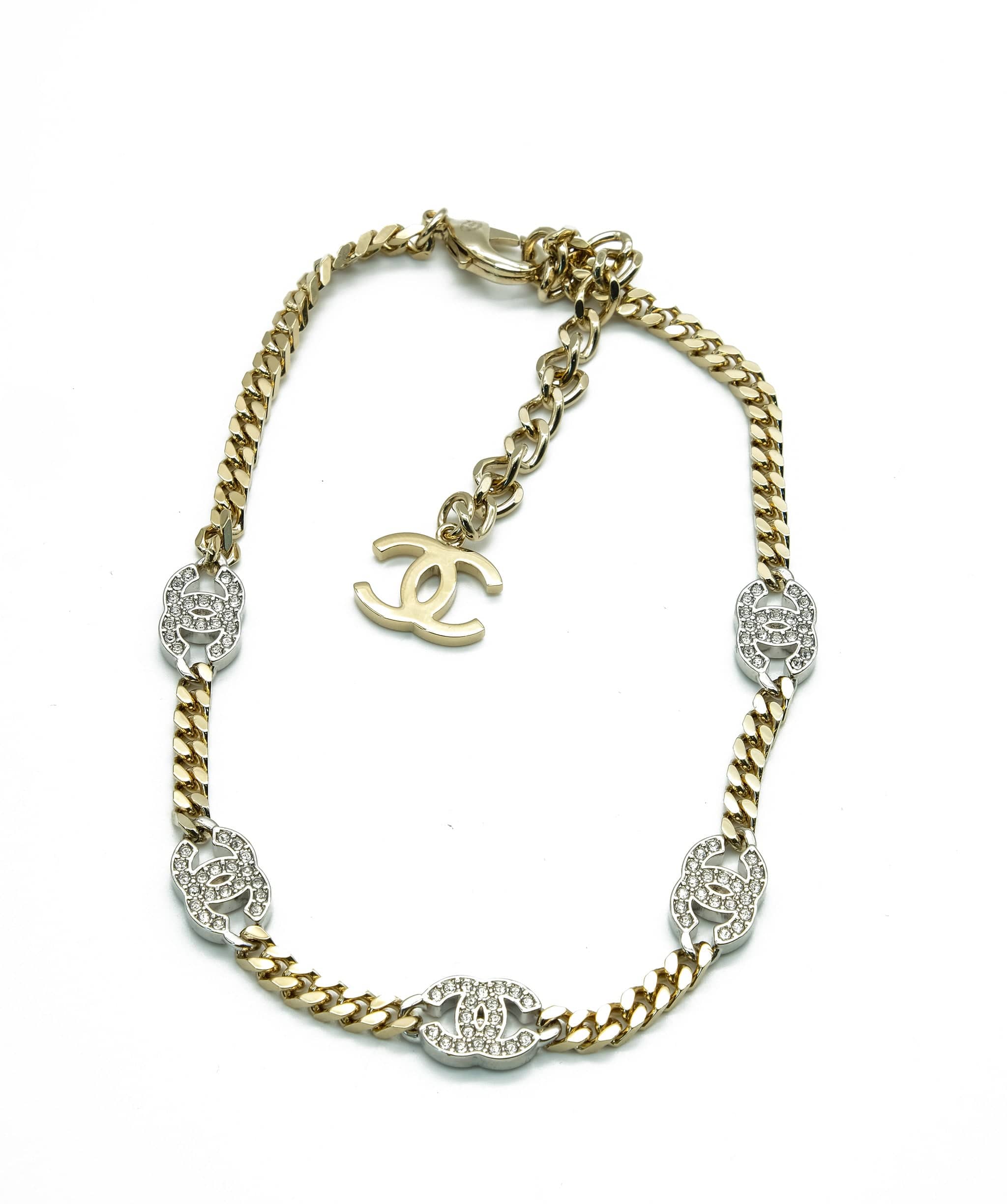 Chanel Chanel Choker 5 CC Strass RJL1836