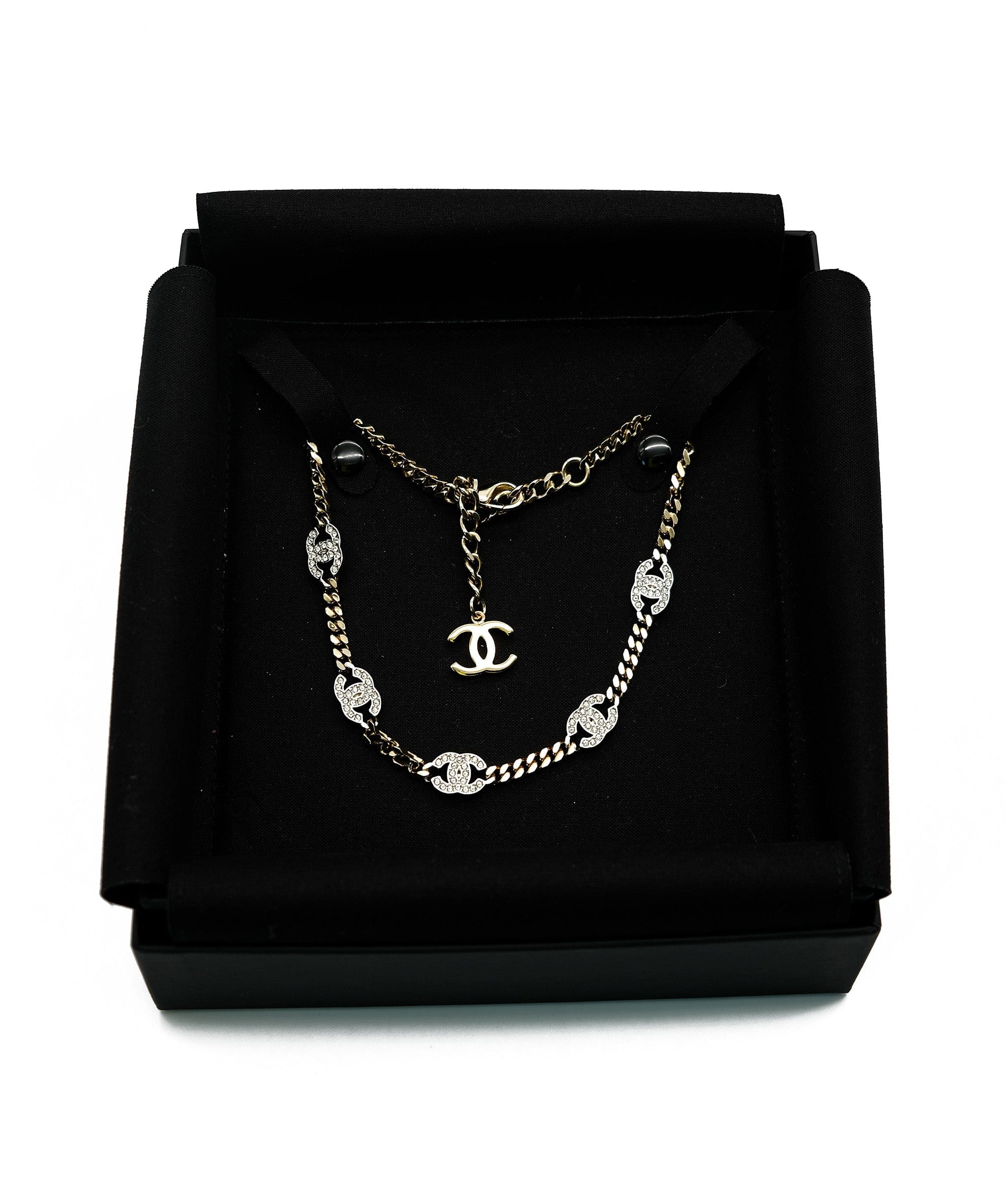 Chanel Chanel Choker 5 CC Strass RJL1836