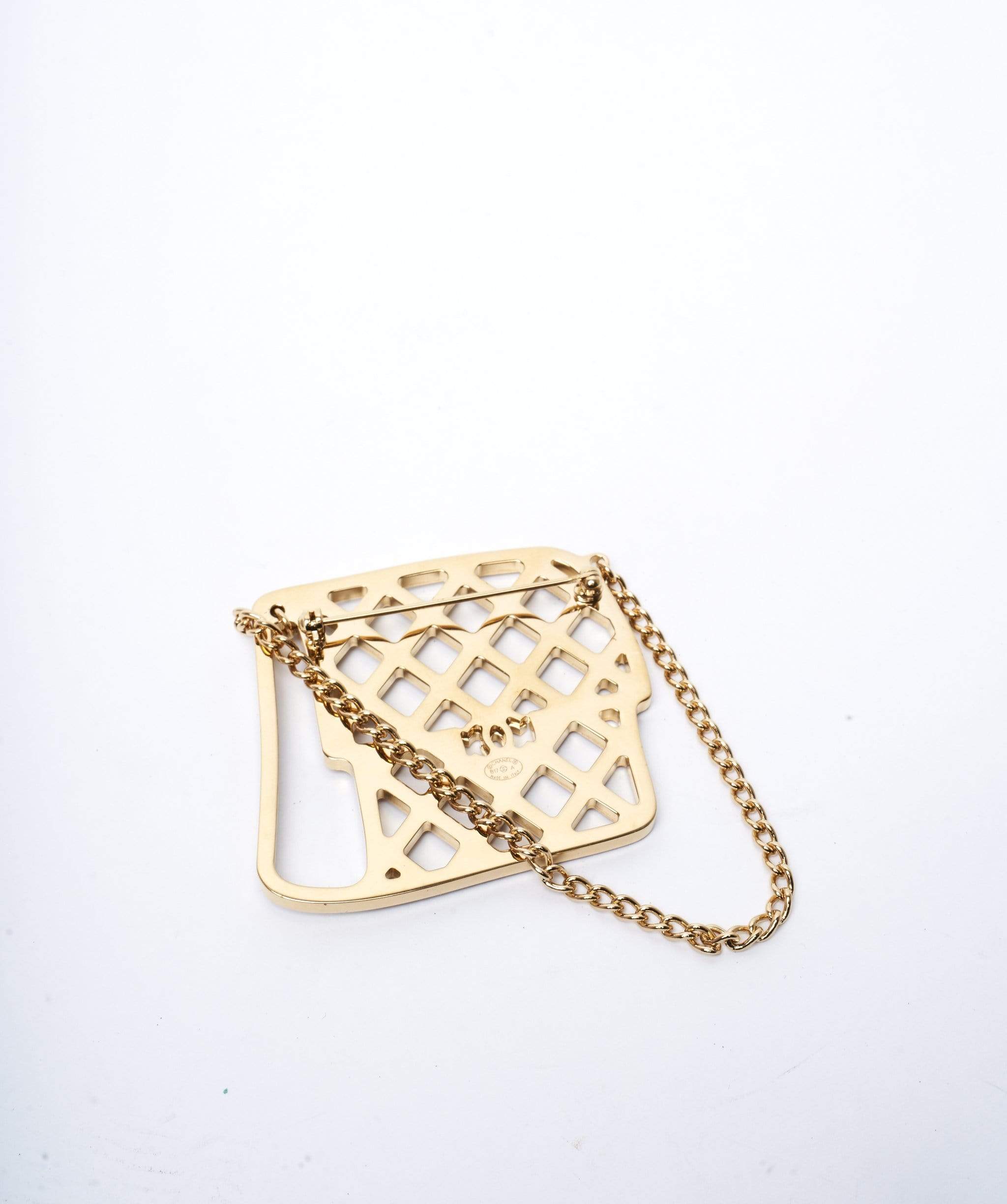 Chanel Chanel Classic Flap Bag Rhinestone Brooch