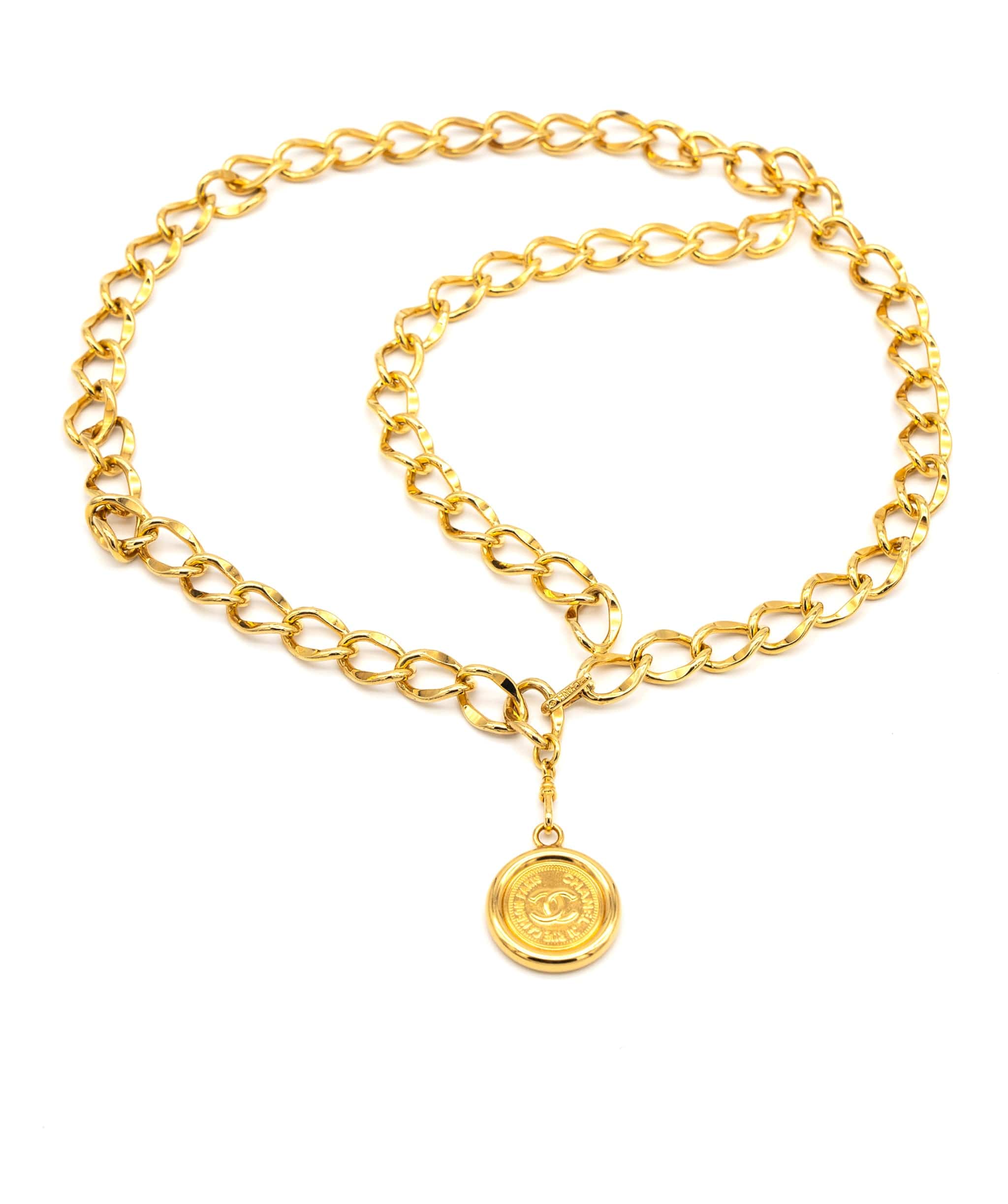 Chanel Chanel Coco Gold Chain Belt PXL2217