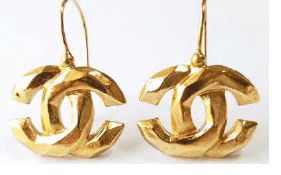 Chanel Chanel Coco Gold Earrings ASL2686