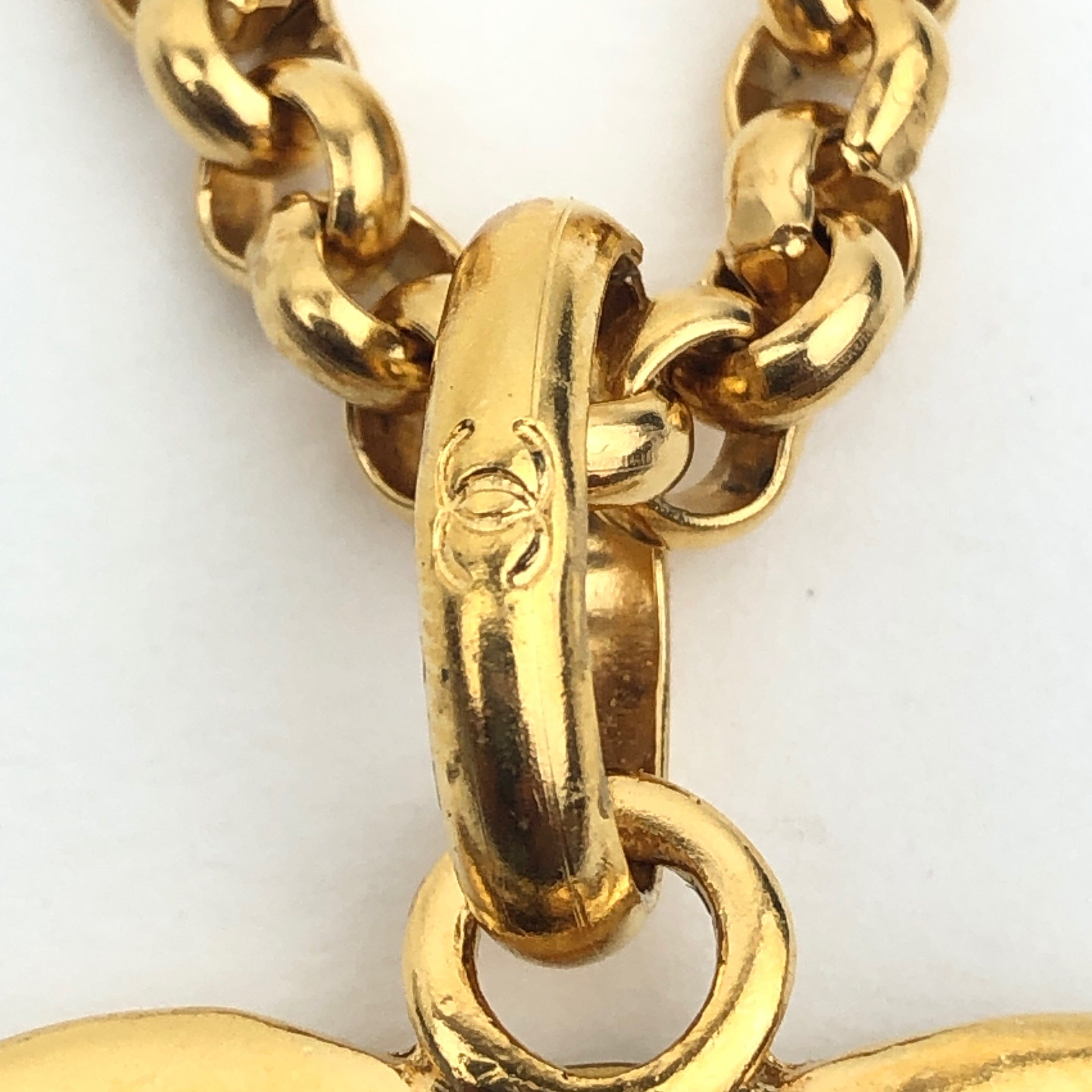 Chanel Chanel Coco Heart Gold Long Necklace PXL1694