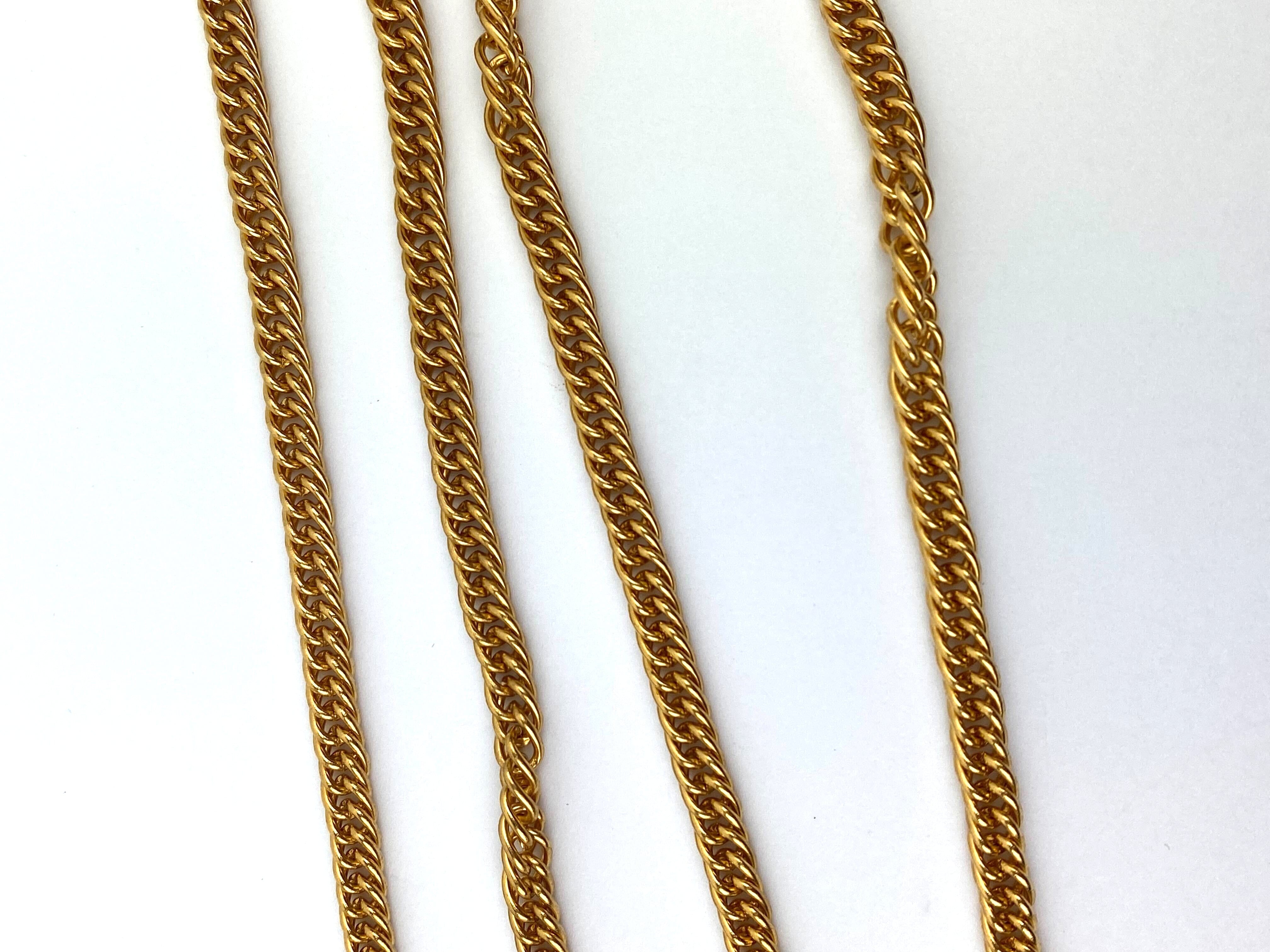 Chanel Chanel Coco Hollow Gold Necklace ASL2980