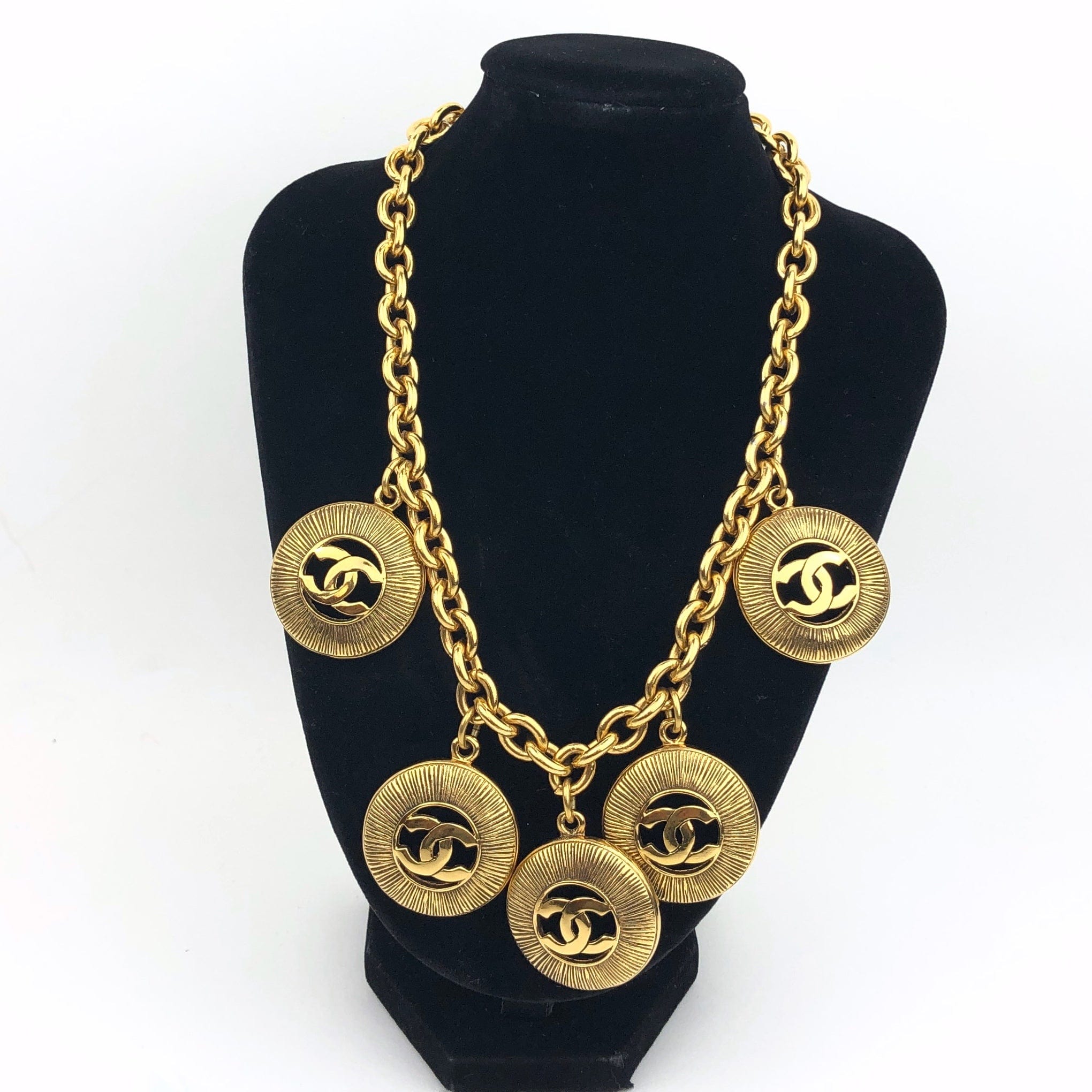 Chanel Chanel Coco Mark 5p Necklace PXL1678