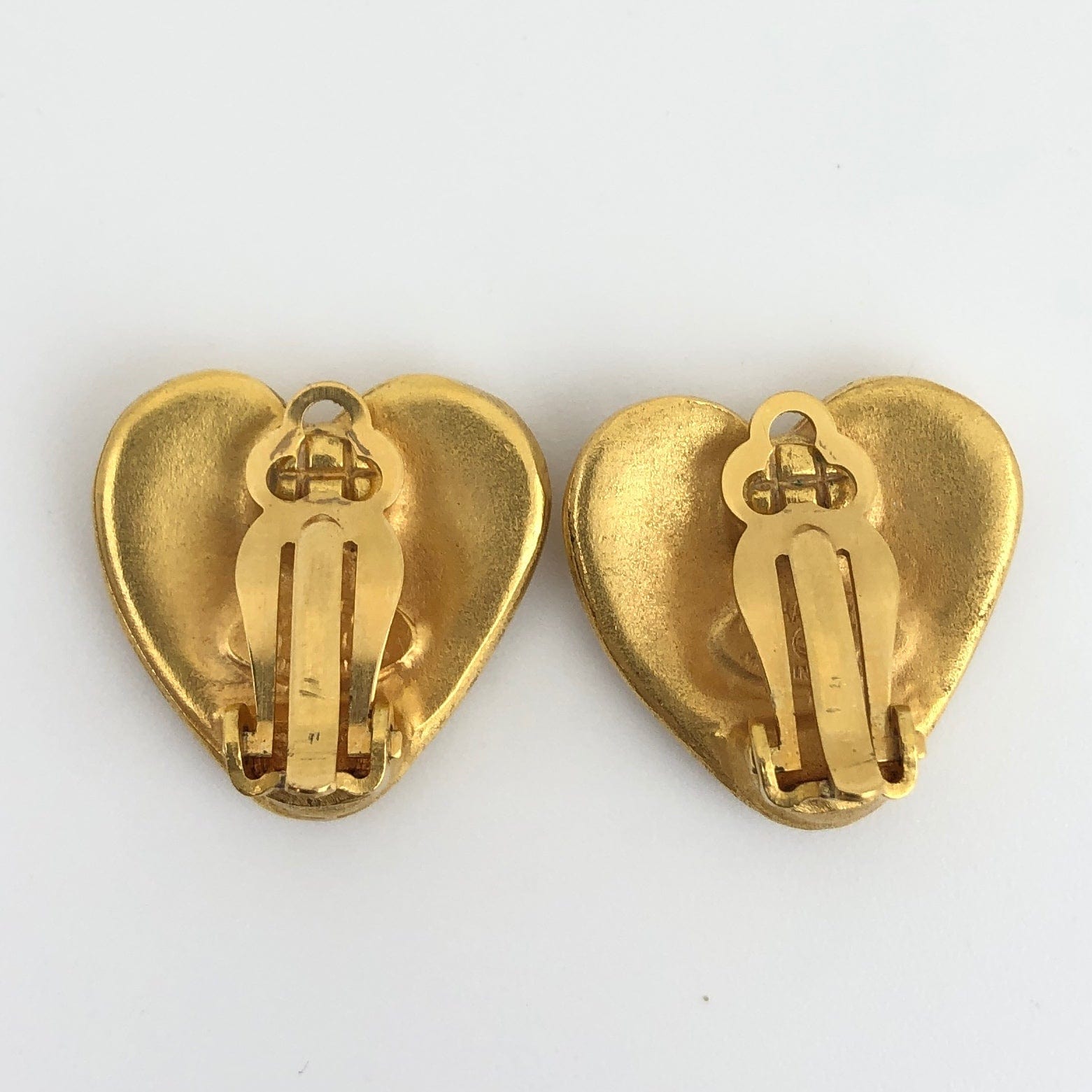 Chanel Chanel Coco Mark Heart Earrings PXL1705