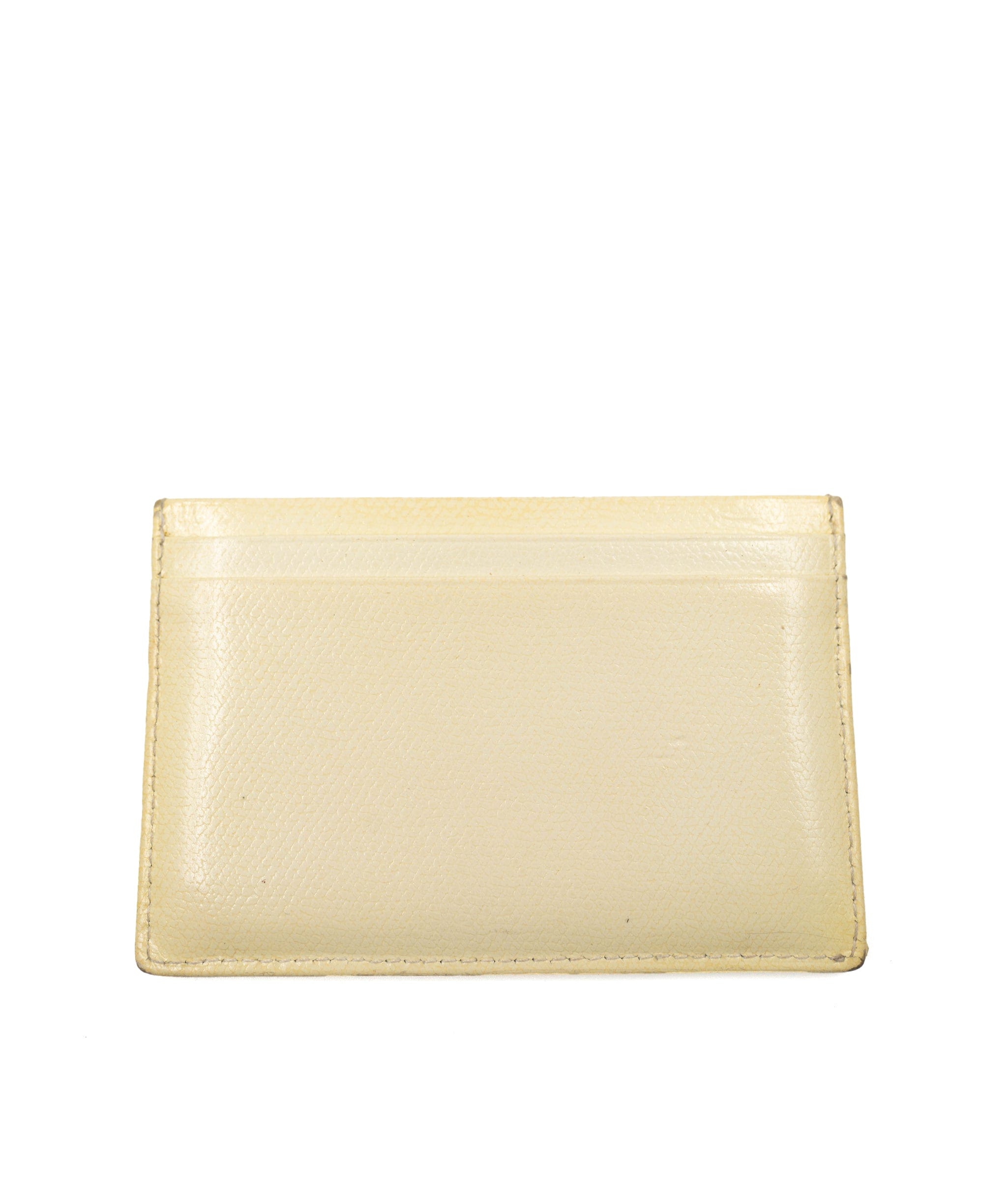 Chanel Chanel Cream Button CC Caviar Card Holder  - AGL2105