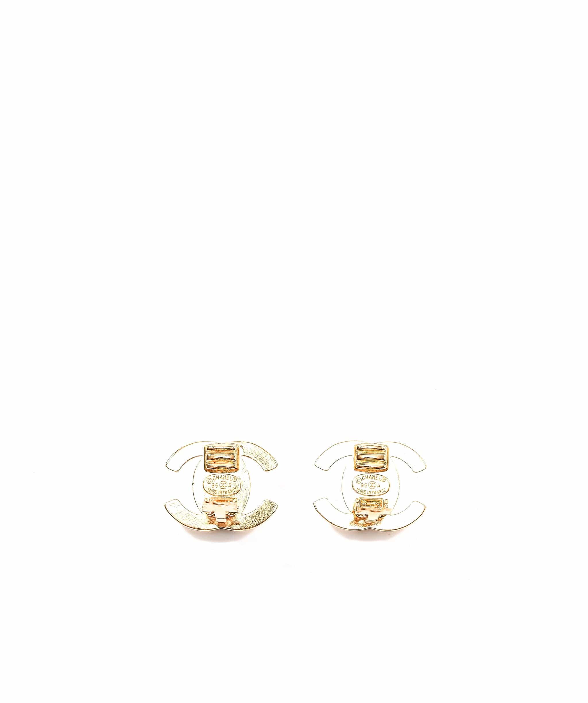 Chanel Chanel crystal turnlock earrings - AWL3287