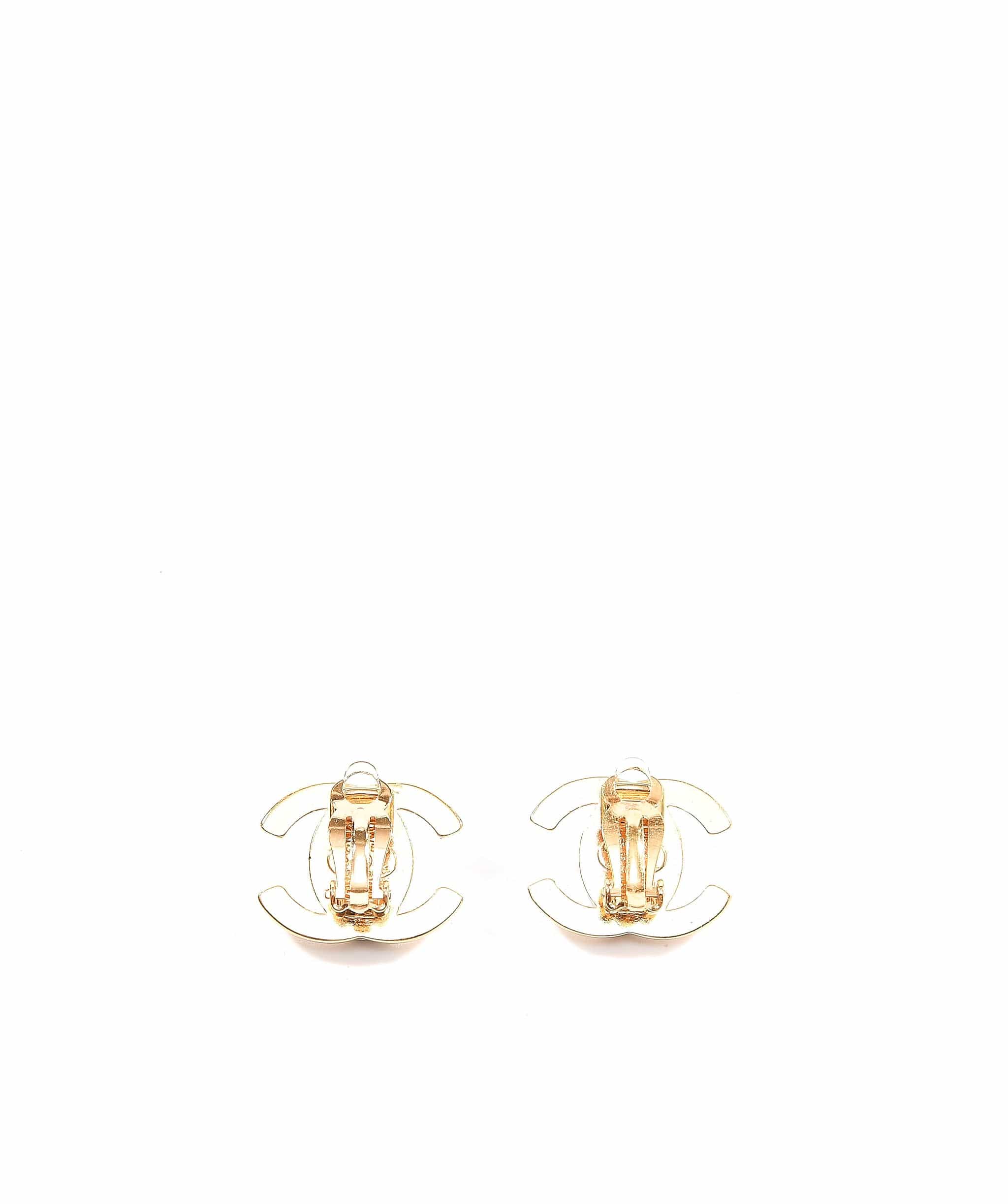 Chanel Chanel crystal turnlock earrings - AWL3287