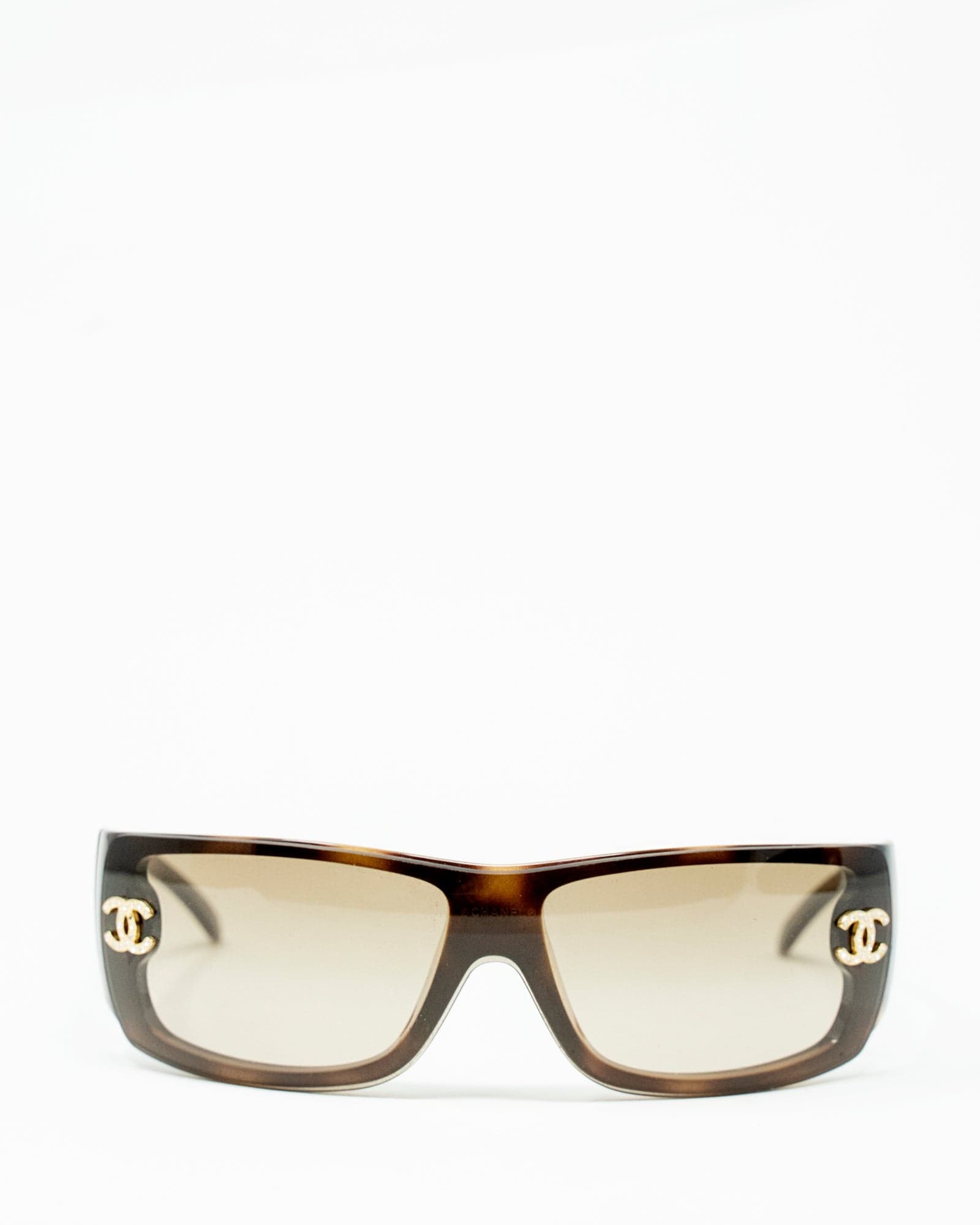 Chanel Chanel Diamante CC Tortoishelle Sunglasses - AGL1945