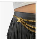 Chanel Chanel Double Chain Belt ASL2804