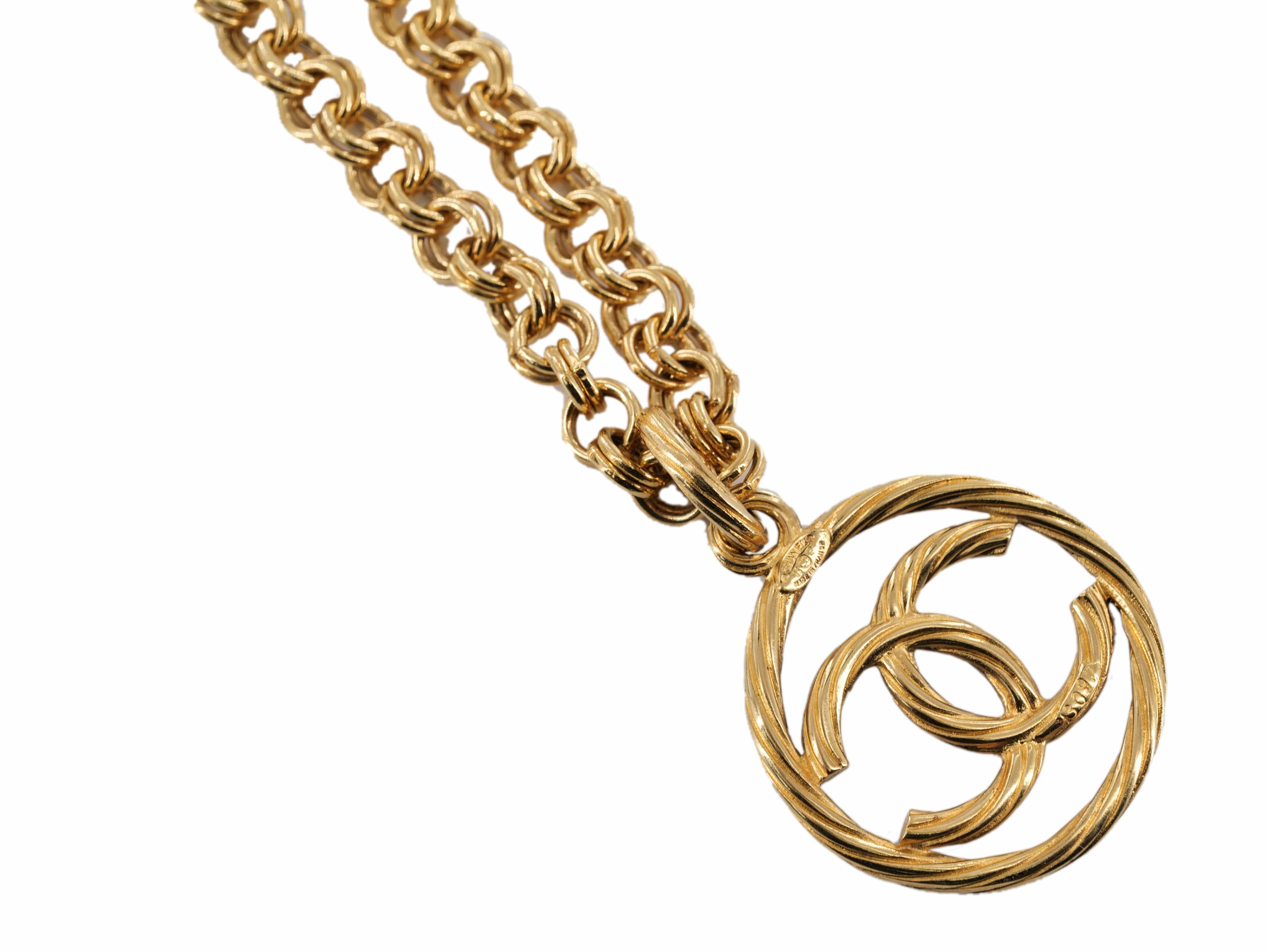 Chanel Chanel Encircled CC Long Bijoux Chain Necklace ASL3298