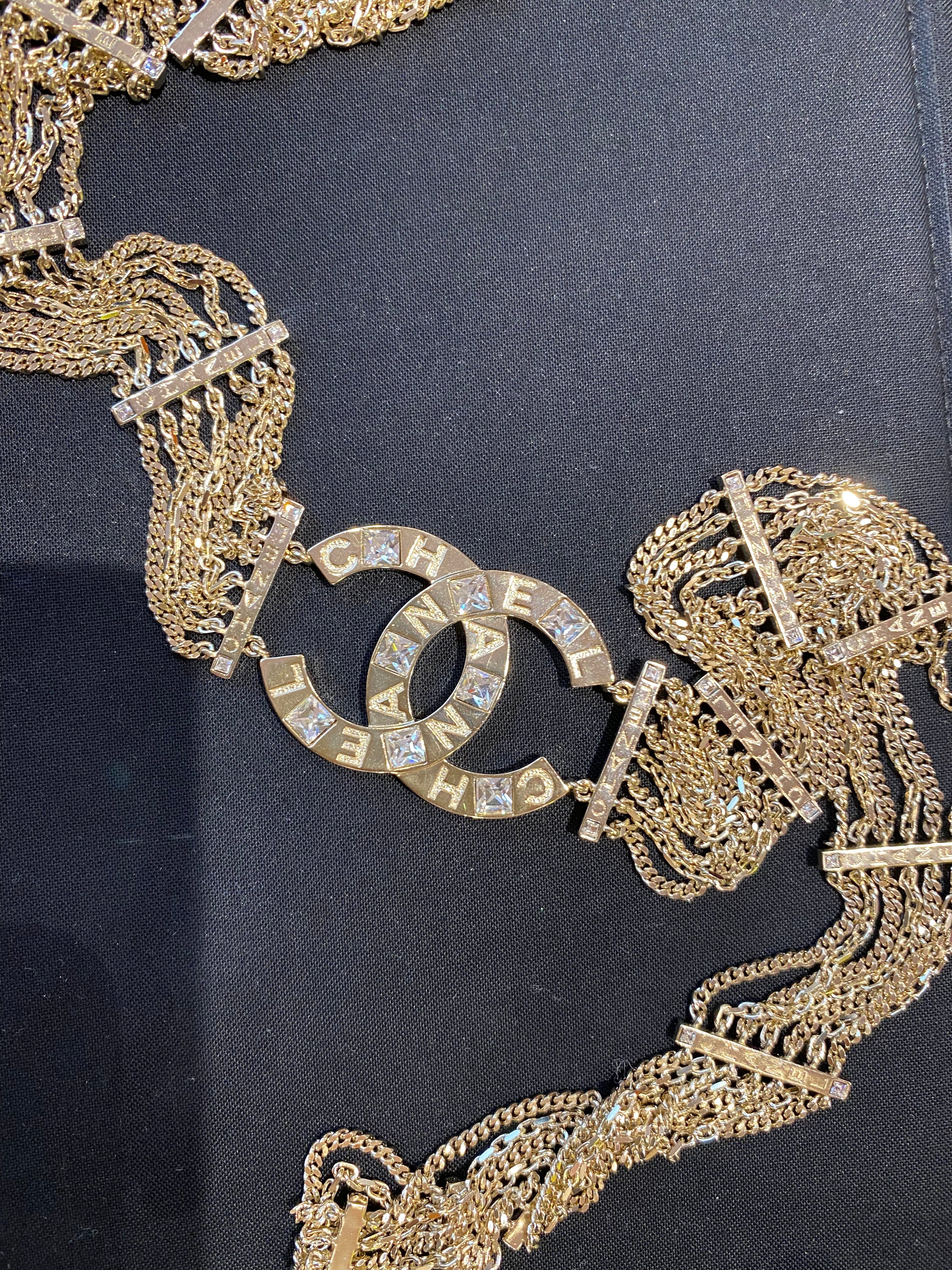 Chanel Chanel Gold brass belt  - AGL2077