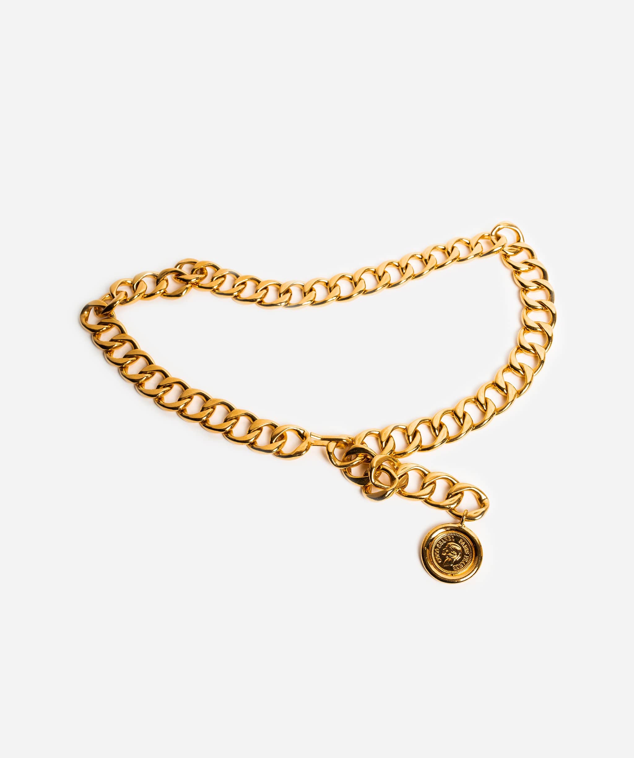 Chanel Chanel Gold Chain Belt Mademoiselle Charm