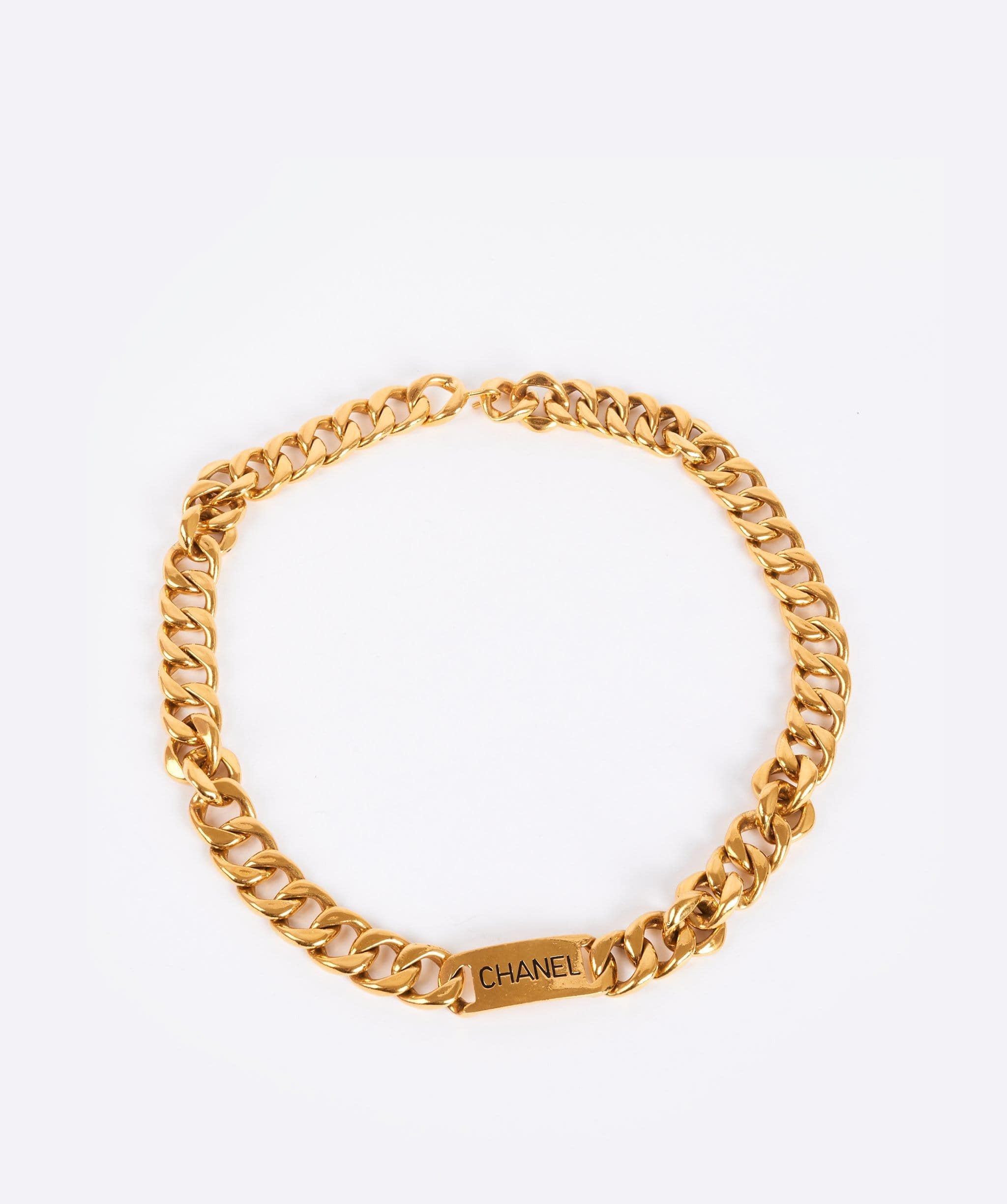 Chanel Chanel Gold Chain Logo Belt