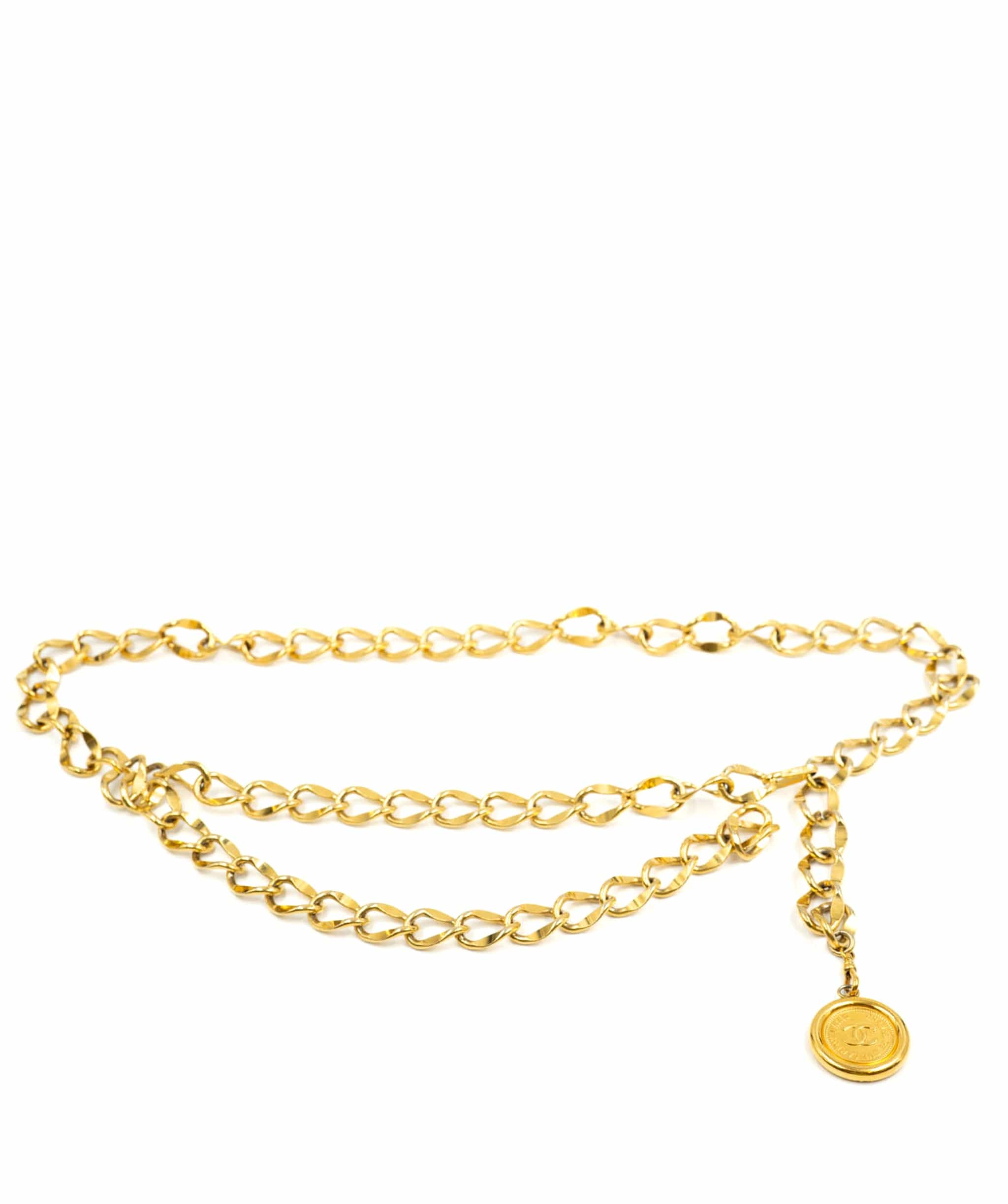 Chanel Chanel Gold Chain Medallion Belt - AWL3880