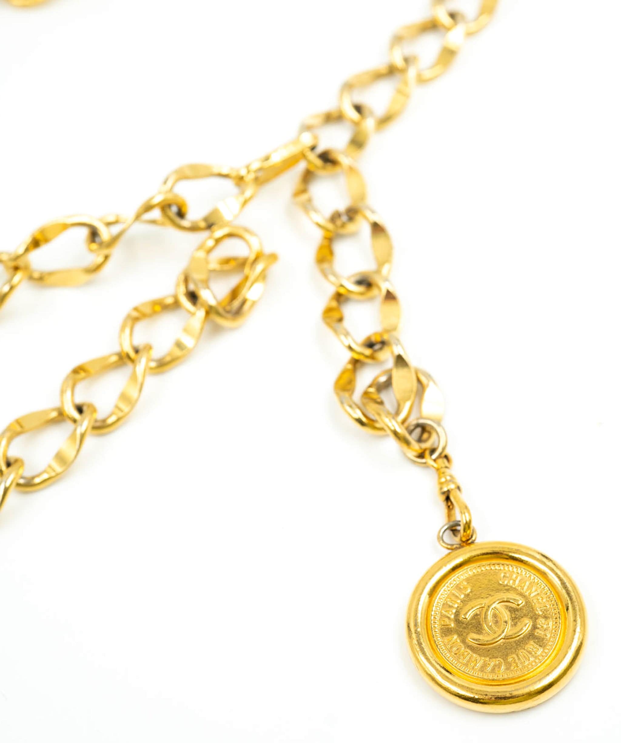 Chanel Chanel Gold Chain Medallion Belt - AWL3880