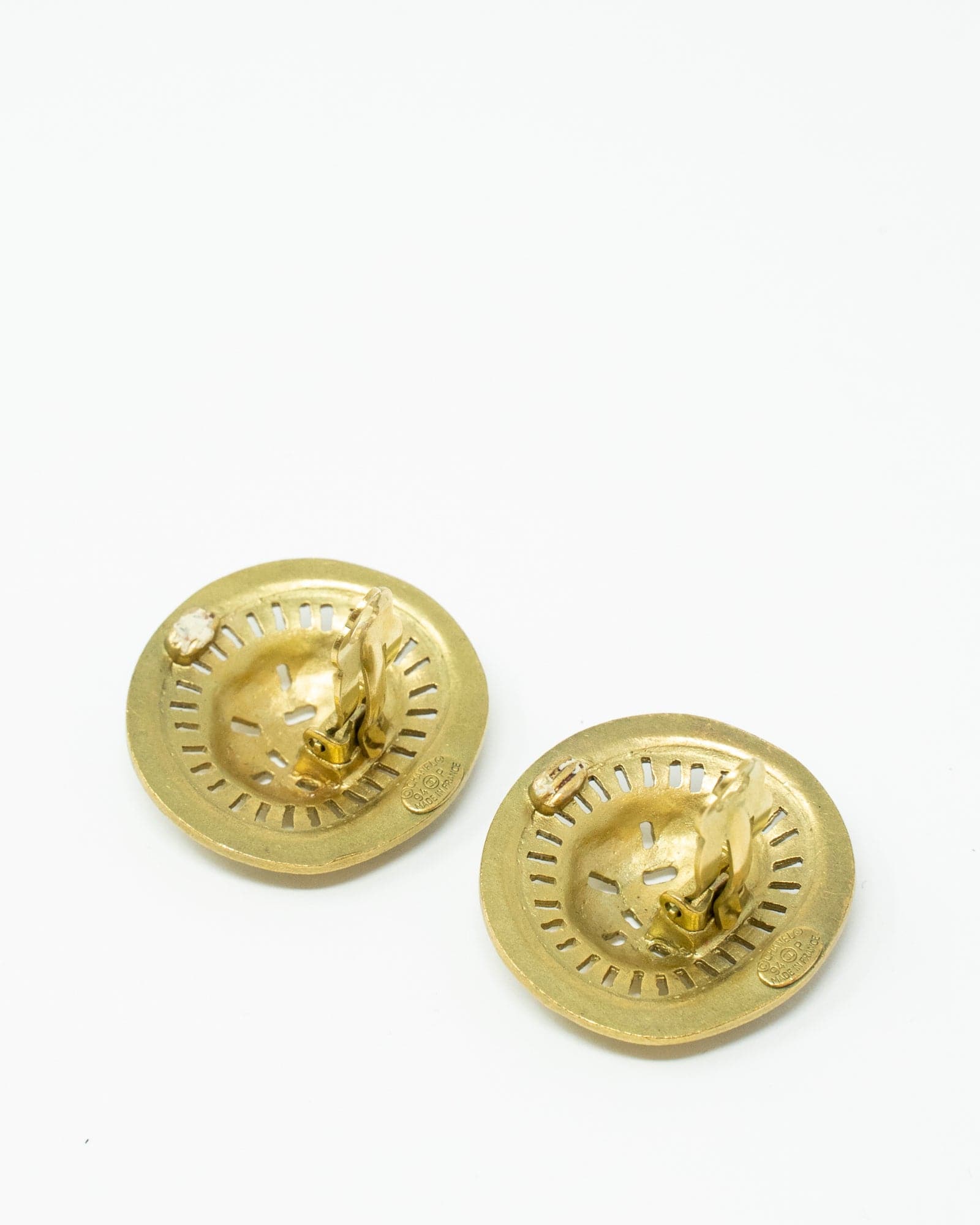 Chanel Chanel Gold Clip On Earrings - ASL2079