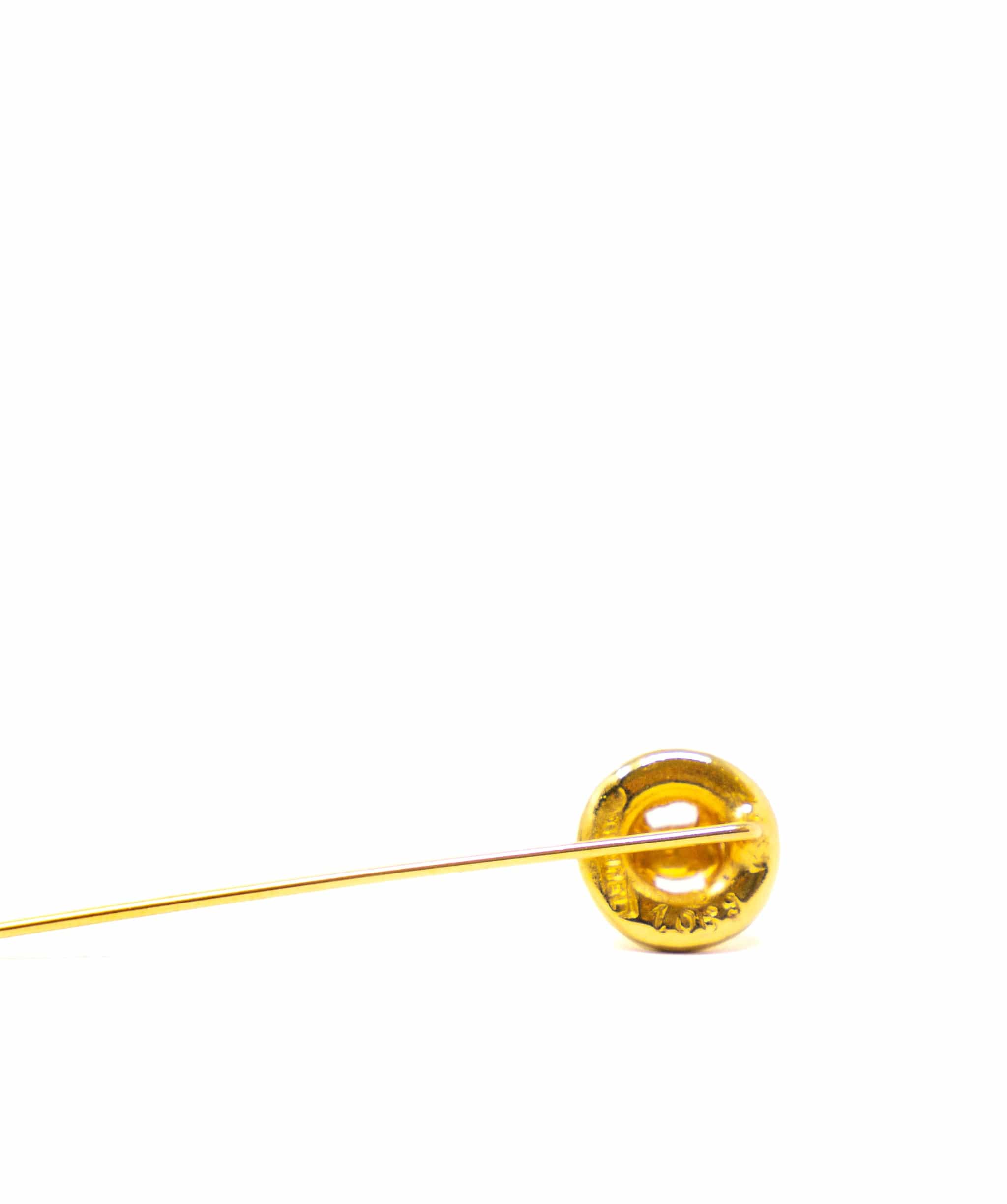 Chanel Chanel gold tie pin ASL3984